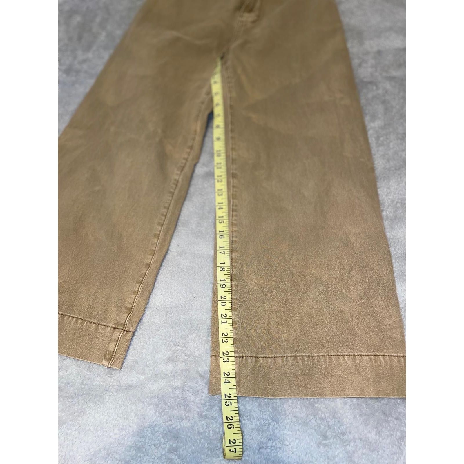Anthropologie Anthropologie Pilcro - Cropped Wide-Leg / 28 / Taupe / NWT Size 28" / US 6 / IT 42 - 4 Thumbnail