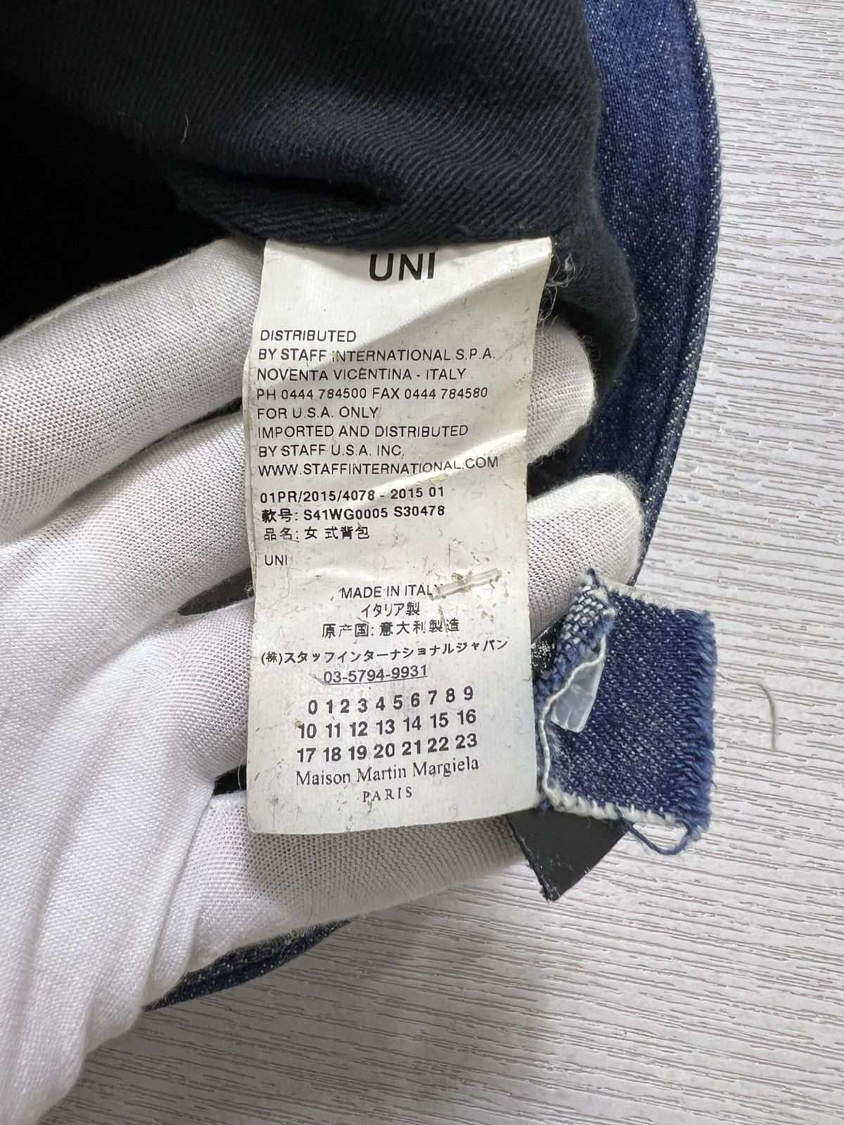 MM6 Maison Margiela MM6 - S/S 15 - Triangular Denim Shoulder Bag Size ONE SIZE - 9 Thumbnail
