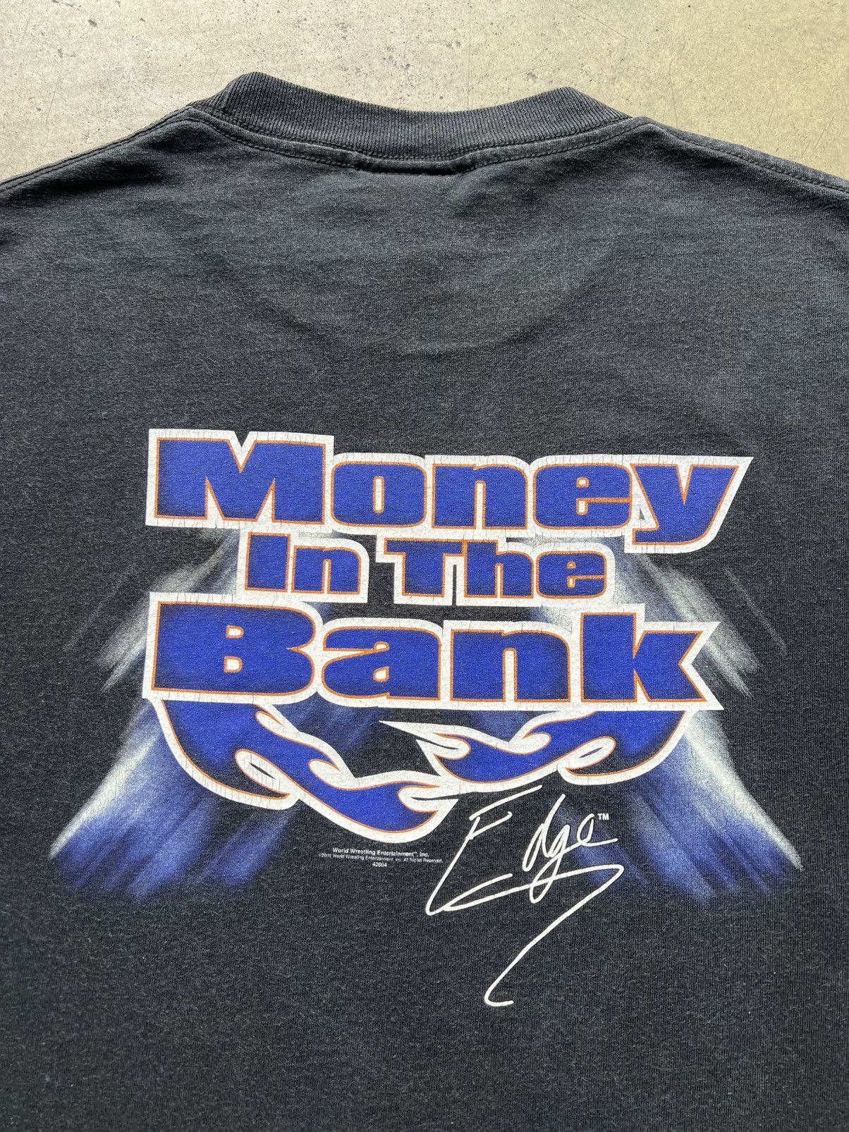 Vintage × WWE × WWF VTG RARE 2005 WWE Edge Money In The Bank Tee Shirt WCW ECW Size US L / EU 52-54 / 3 - 5 Thumbnail