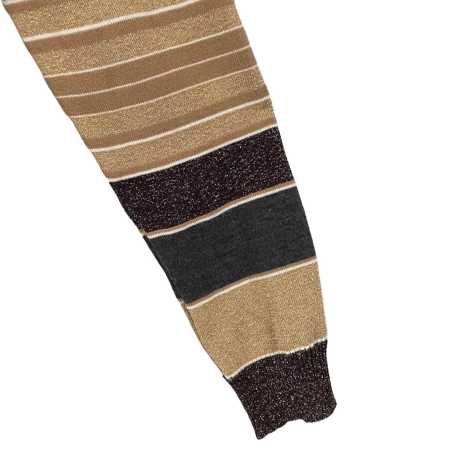 Escada ESCADA Metallic Striped Cardigan Sweater Size 40 or Medium Size M / US 6-8 / IT 42-44 - 9 Thumbnail