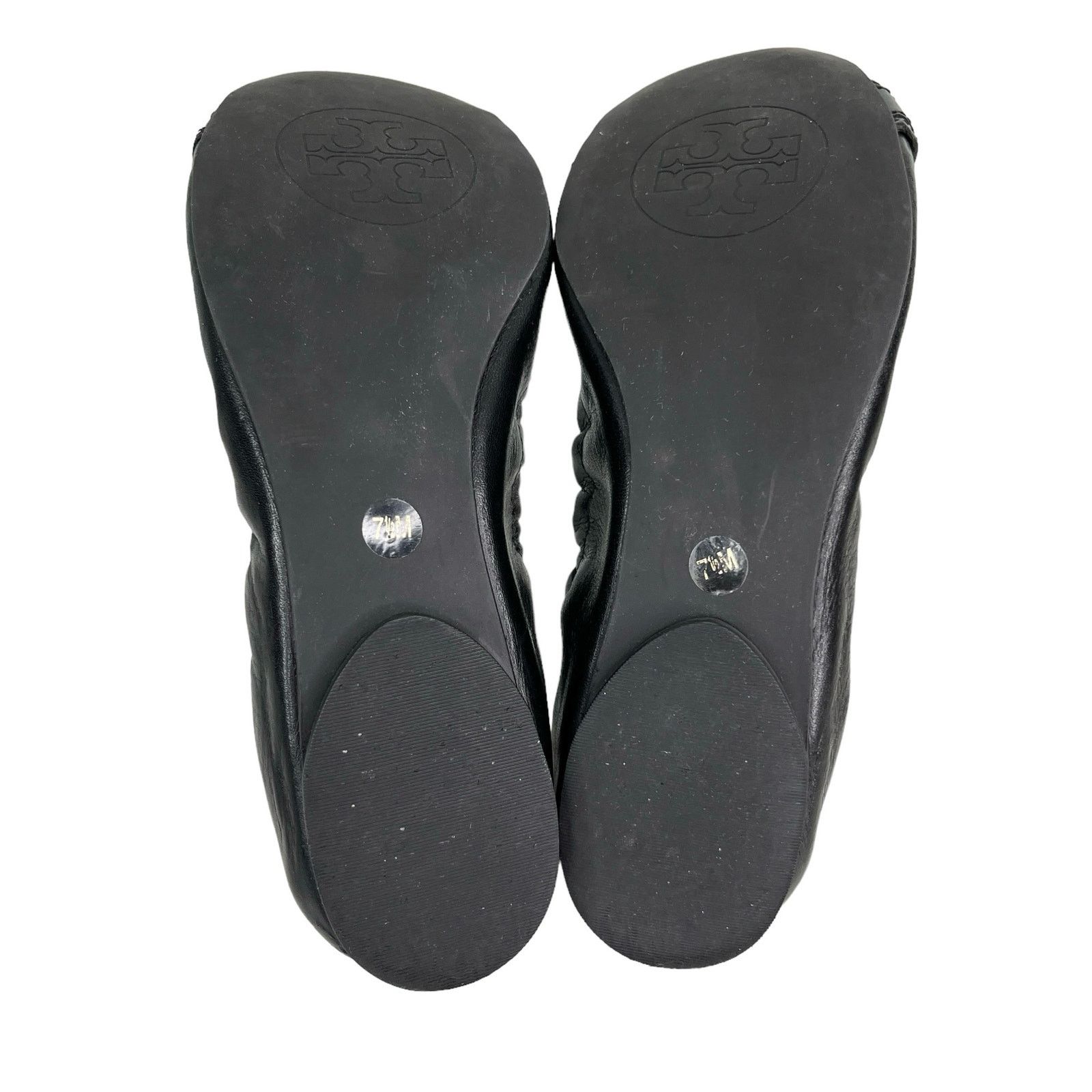 Tory Burch Tory Burch Ballet Flats Black 7.5 Leather Flaw Size US 7.5 / IT 37.5 - 8 Thumbnail