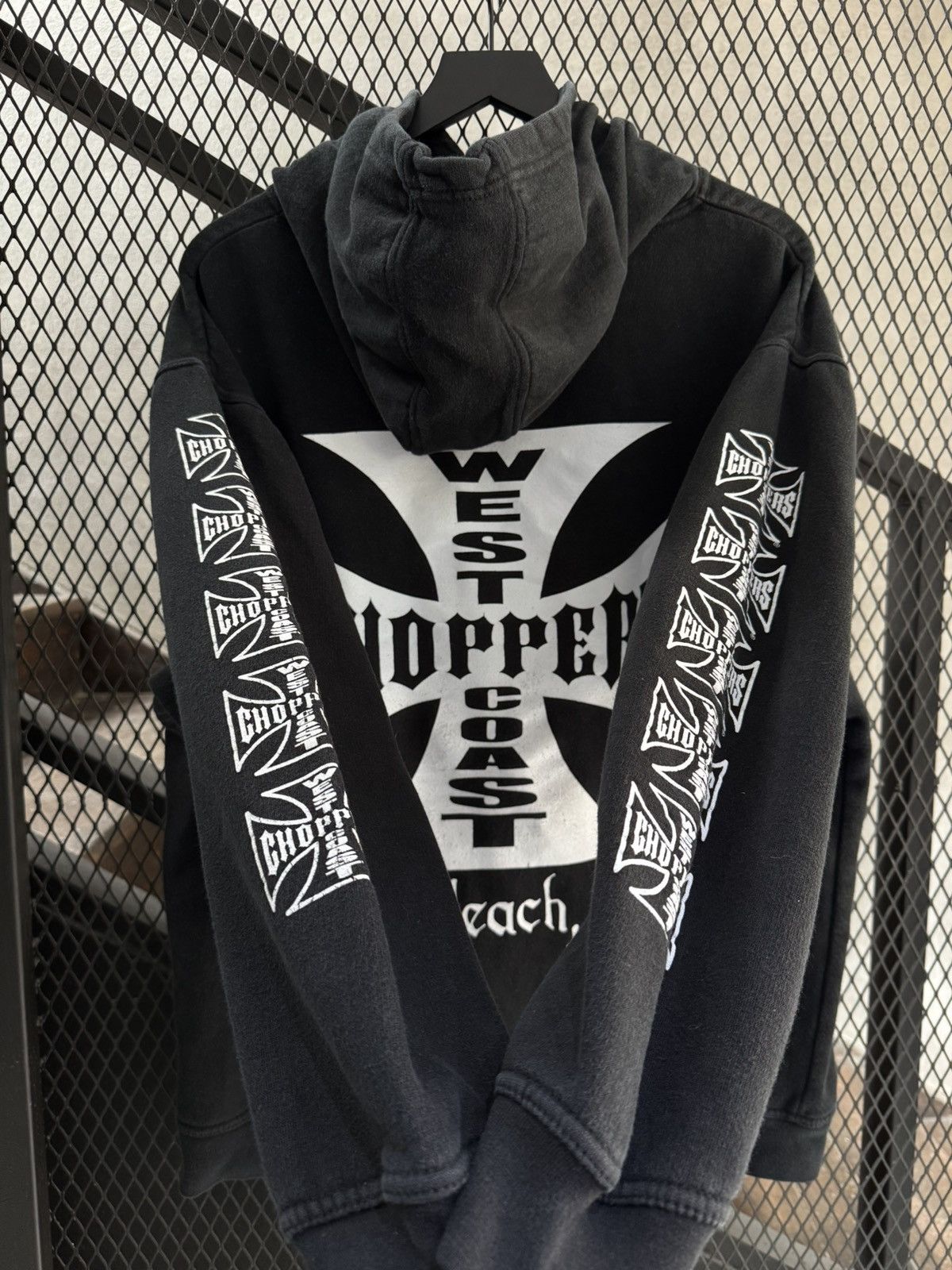 West Coast Choppers Vintage 1990s West Coast Choppers Hoodie OG Size US L / EU 52-54 / 3 - 7 Thumbnail