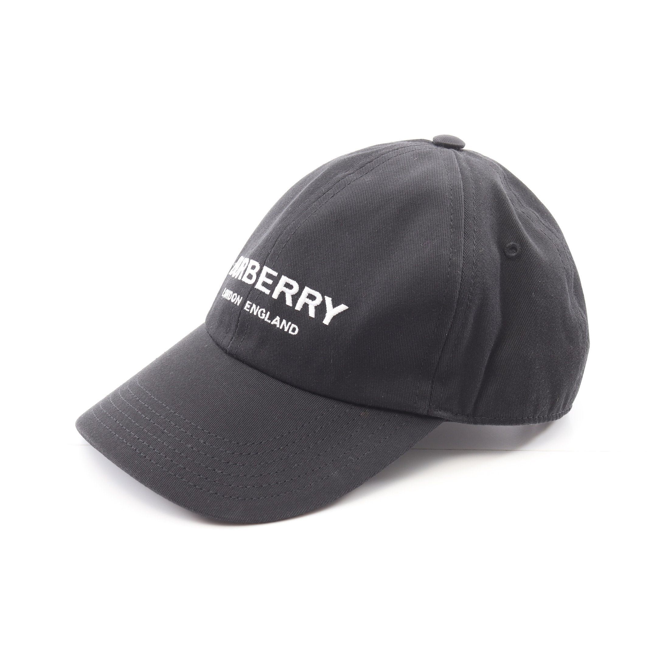 Burberry London England Baseball Cap Cotton Black