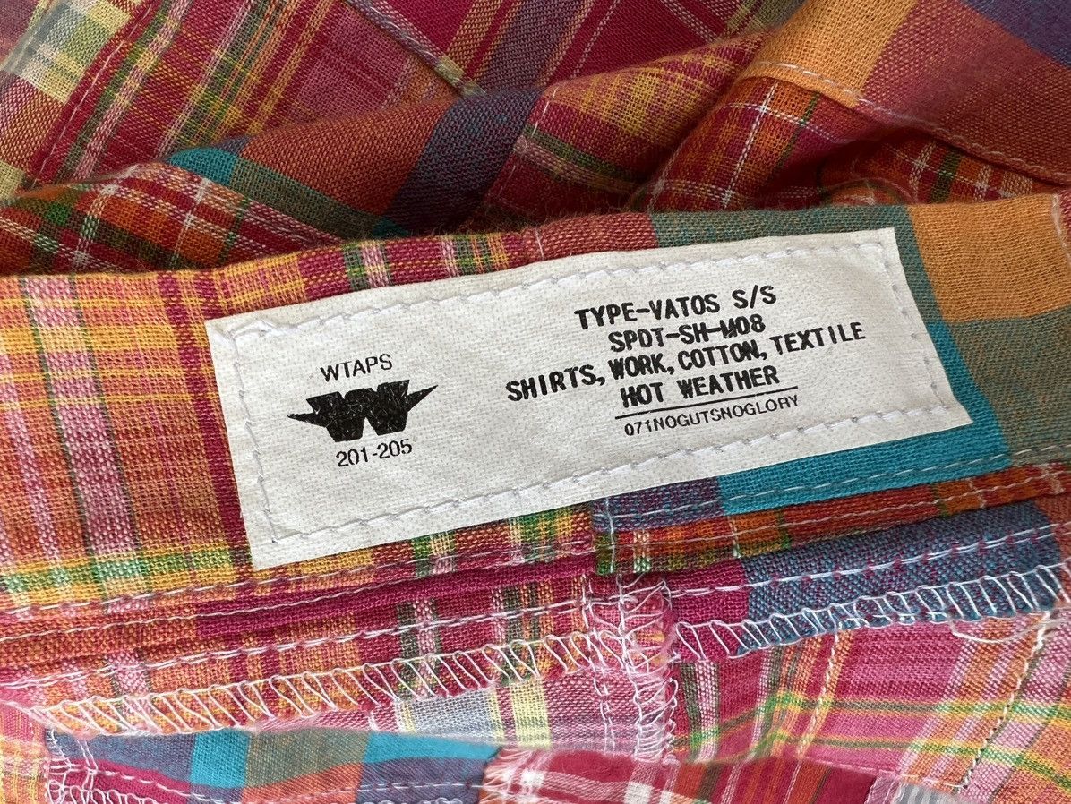 Japanese Brand × Wtaps WTAPS Japan Multicolor Patchwork Button Shirt Size US XL / EU 56 / 4 - 13 Thumbnail