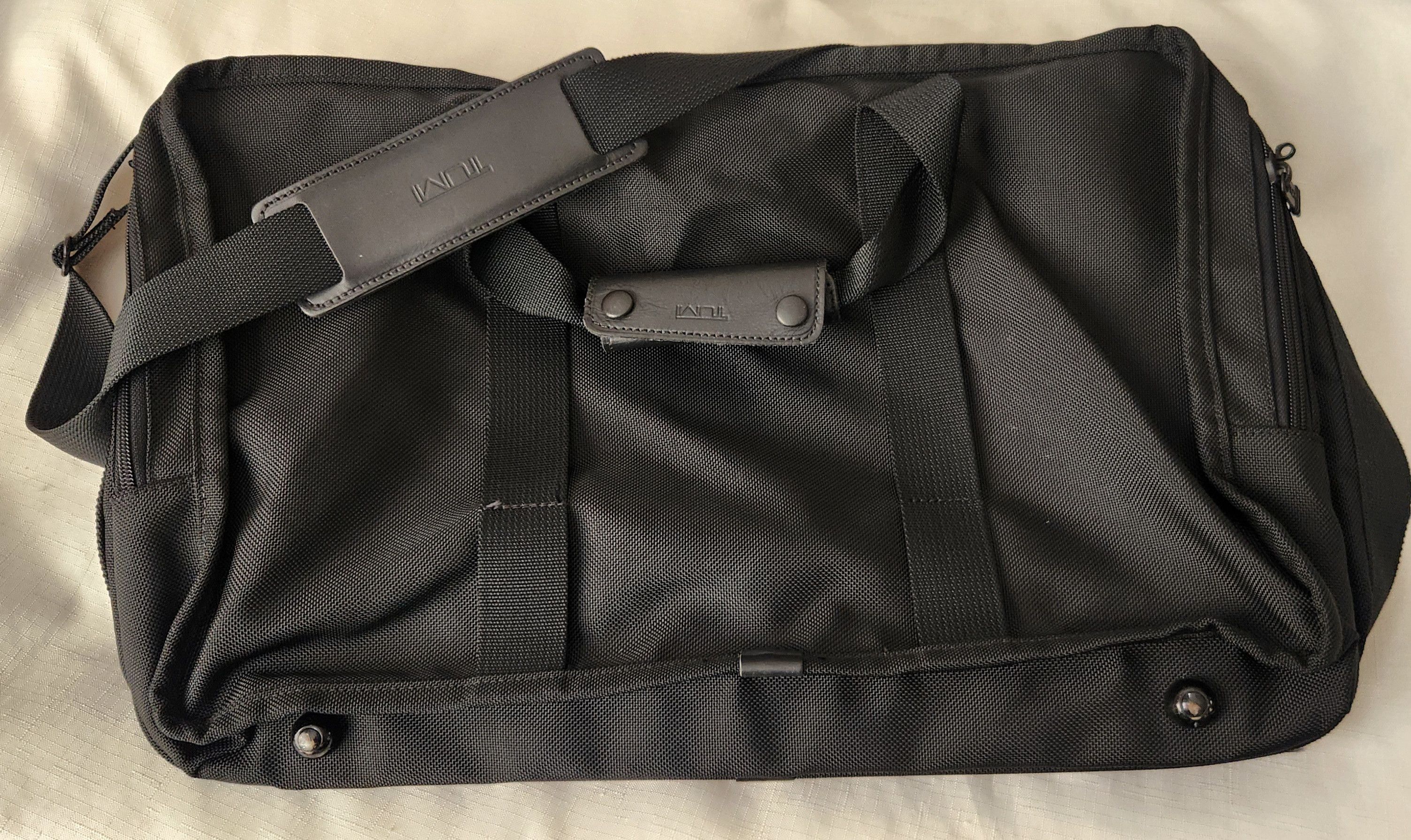 Tumi Tumi Canvas weekender Messenger travel Bag Black Size ONE SIZE - 9 Thumbnail