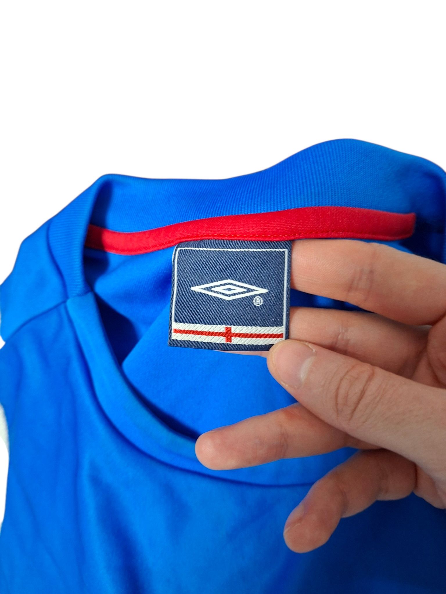 Umbro ENGLAND UMBRO VINTAGE 00S SLEVELESS JERSEY TEE Size US XL / EU 56 / 4 - 3 Thumbnail
