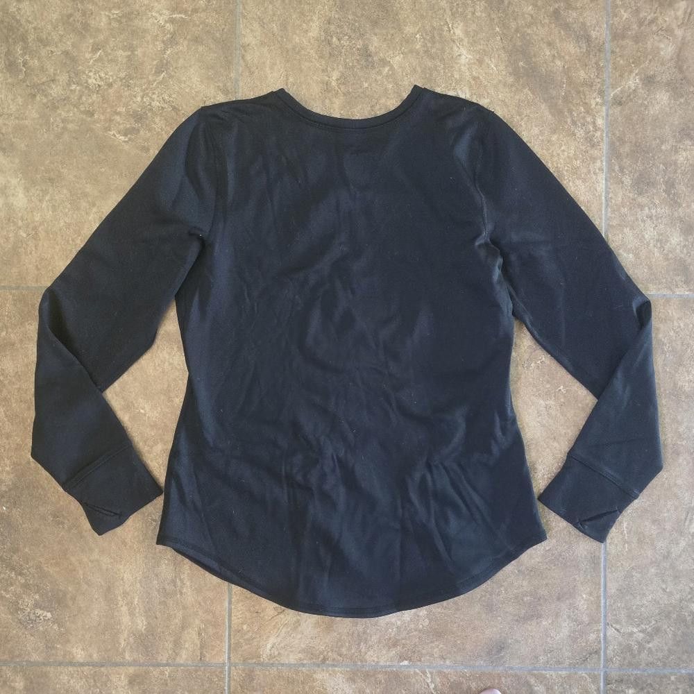 Designer Black Climate Right CD Long Sleeve Size L / US 10 / IT 46 - 2 Thumbnail