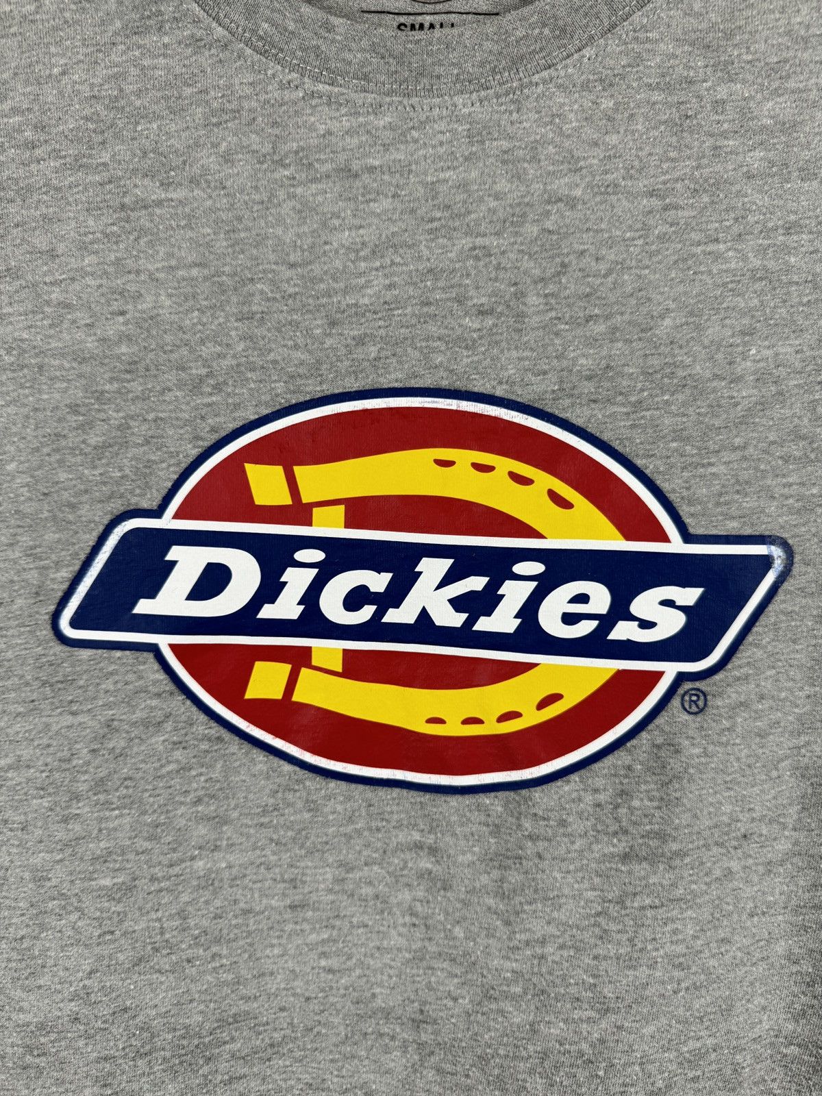 Dickies × Vintage Dickies vintage big logo grey tee shirt Size US S / EU 44-46 / 1 - 4 Thumbnail