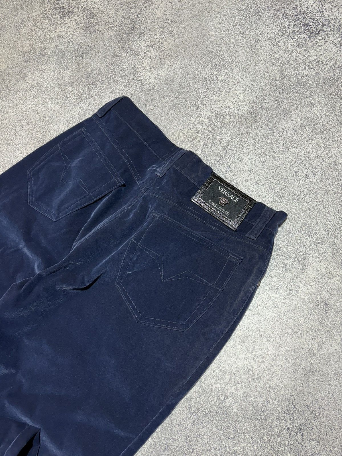 Versace × Versace Jeans Couture Rare! Versace Jeans Couture blue jeans den Size US 31 - 3 Thumbnail