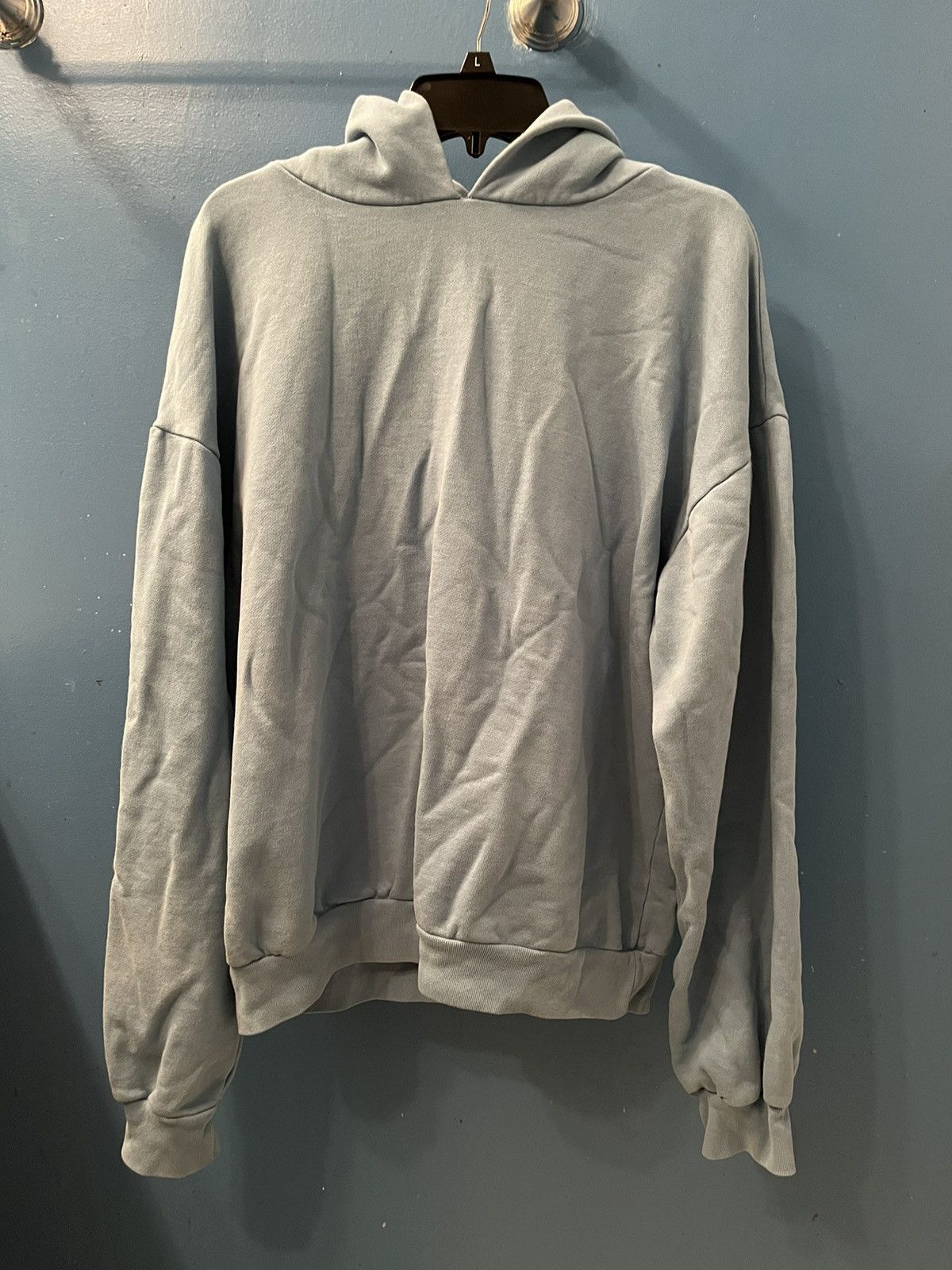image of & Drake Free Hoover Balenciaga Hoodie in Blue, Men's (Size XL)