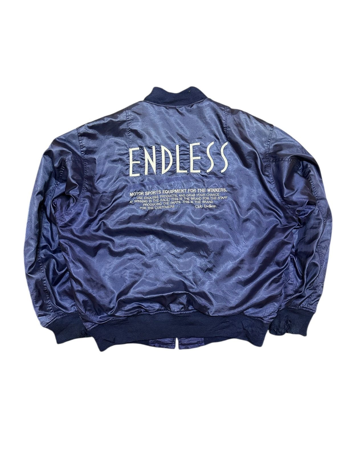 Endless Vintage Endless Motorsports Nylon Bomber Jacket Size US M / EU 48-50 / 2 - 1 Thumbnail