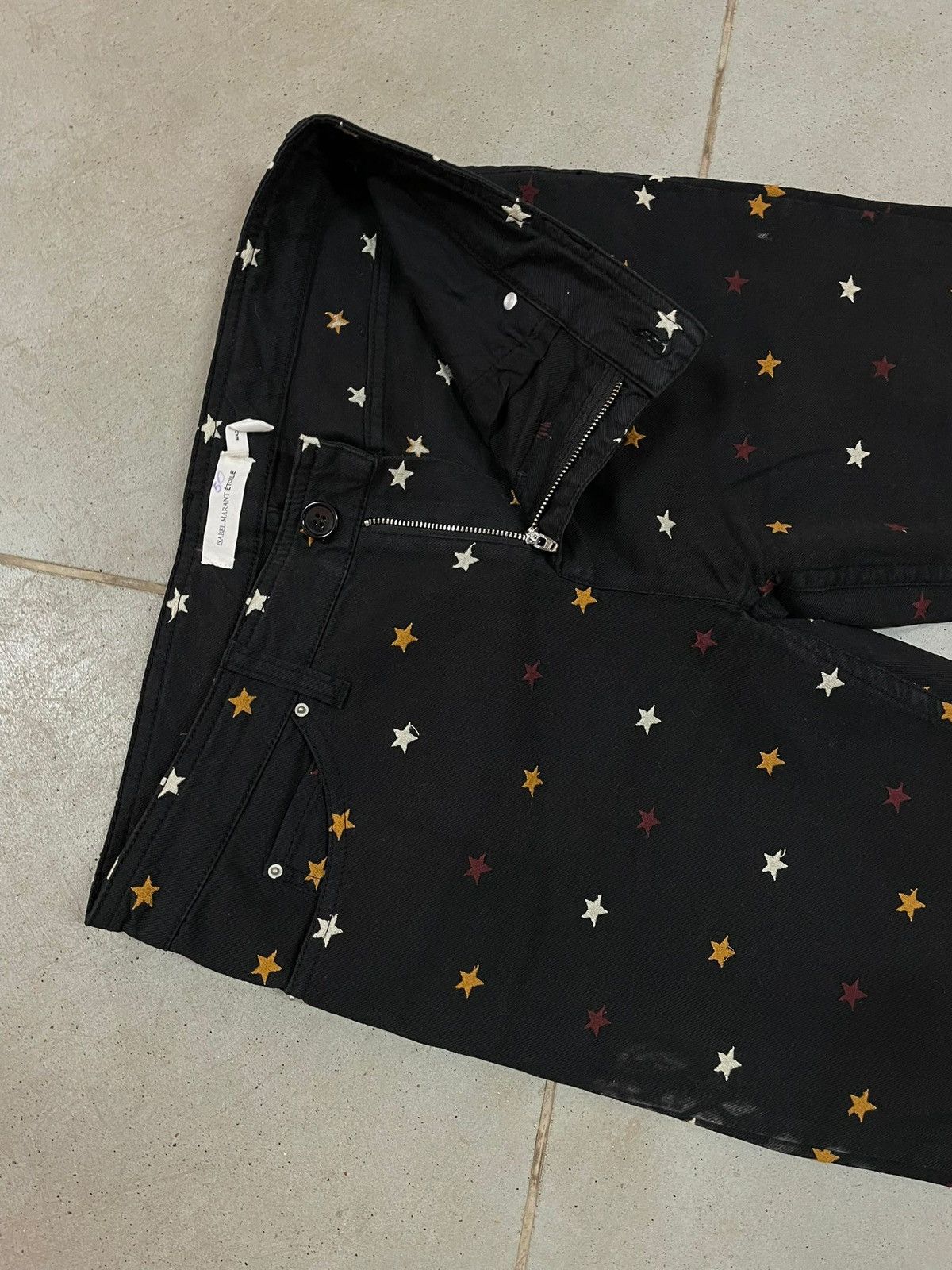 Isabel Marant Etoile Isabel Marant Jeans Embroidery Stars Size 28" / US 6 / IT 42 - 4 Thumbnail