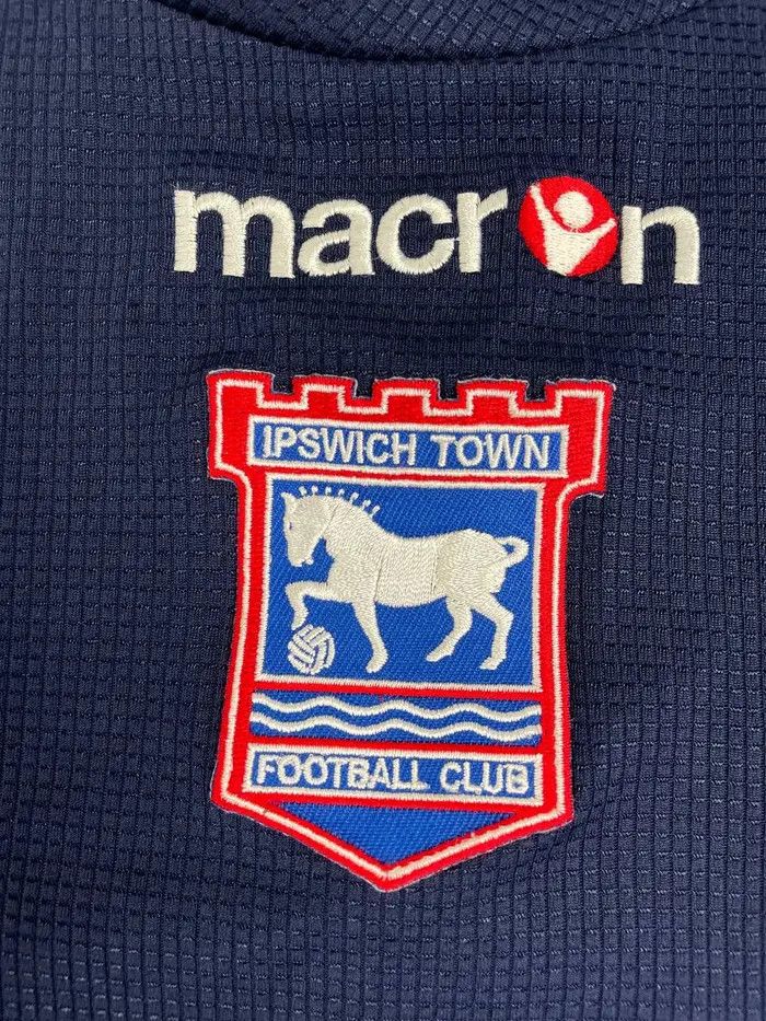 Macron Macron Ipswich Town Football Shirt Soccer Jersey Long Sleeve Size US M / EU 48-50 / 2 - 3 Thumbnail