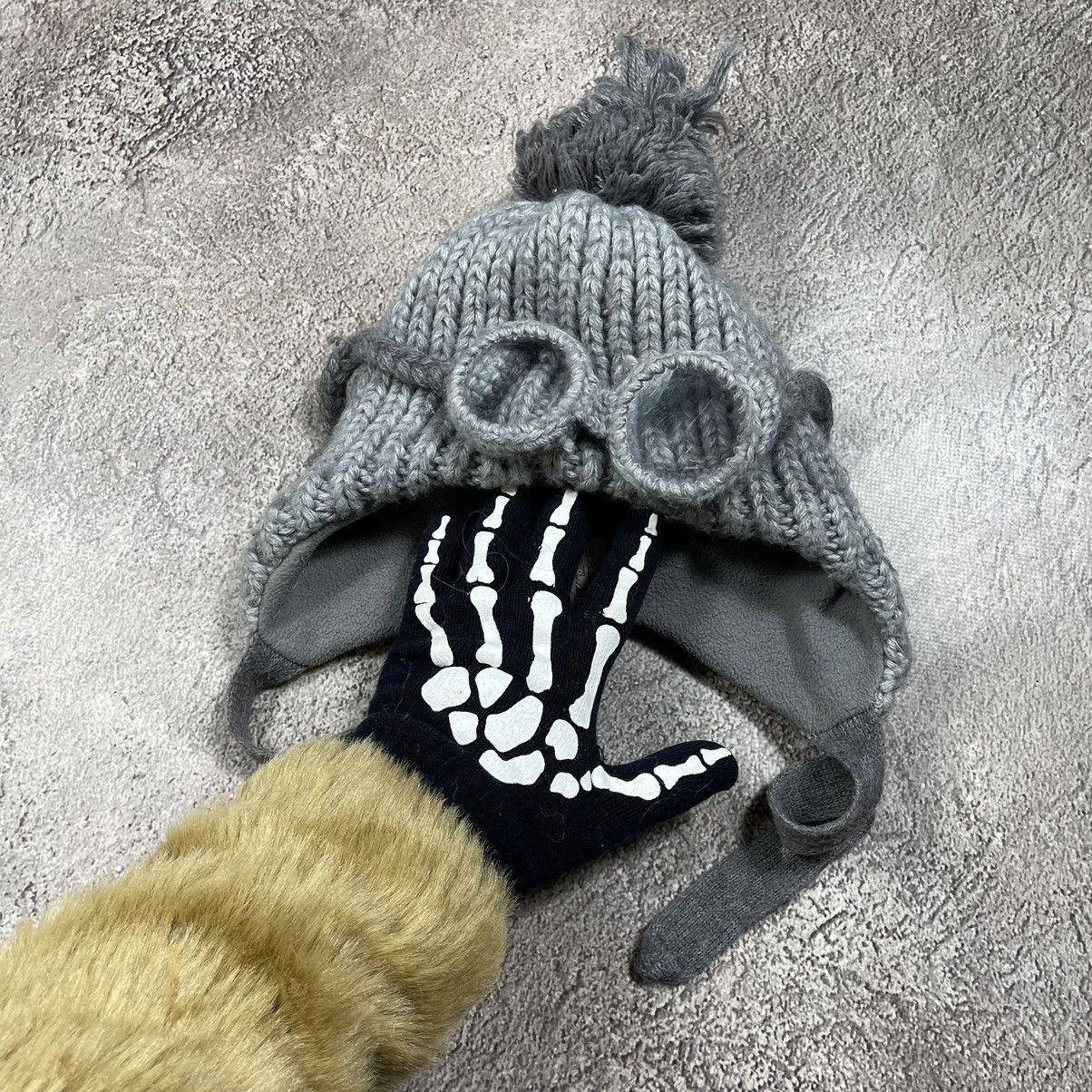 If Six Was Nine Vintage 90s Alt Beanie Mohair Ushanka Faux American VTg Size ONE SIZE - 1 Thumbnail