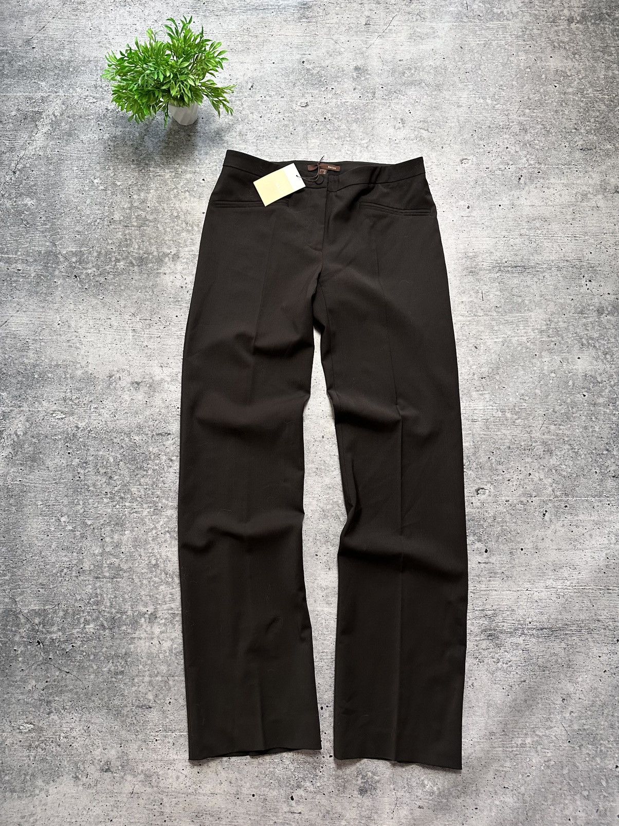 Bally Bally Classic Wool Trousers Dress Luxury Pants Size 27" / US 4 / IT 40 - 3 Thumbnail