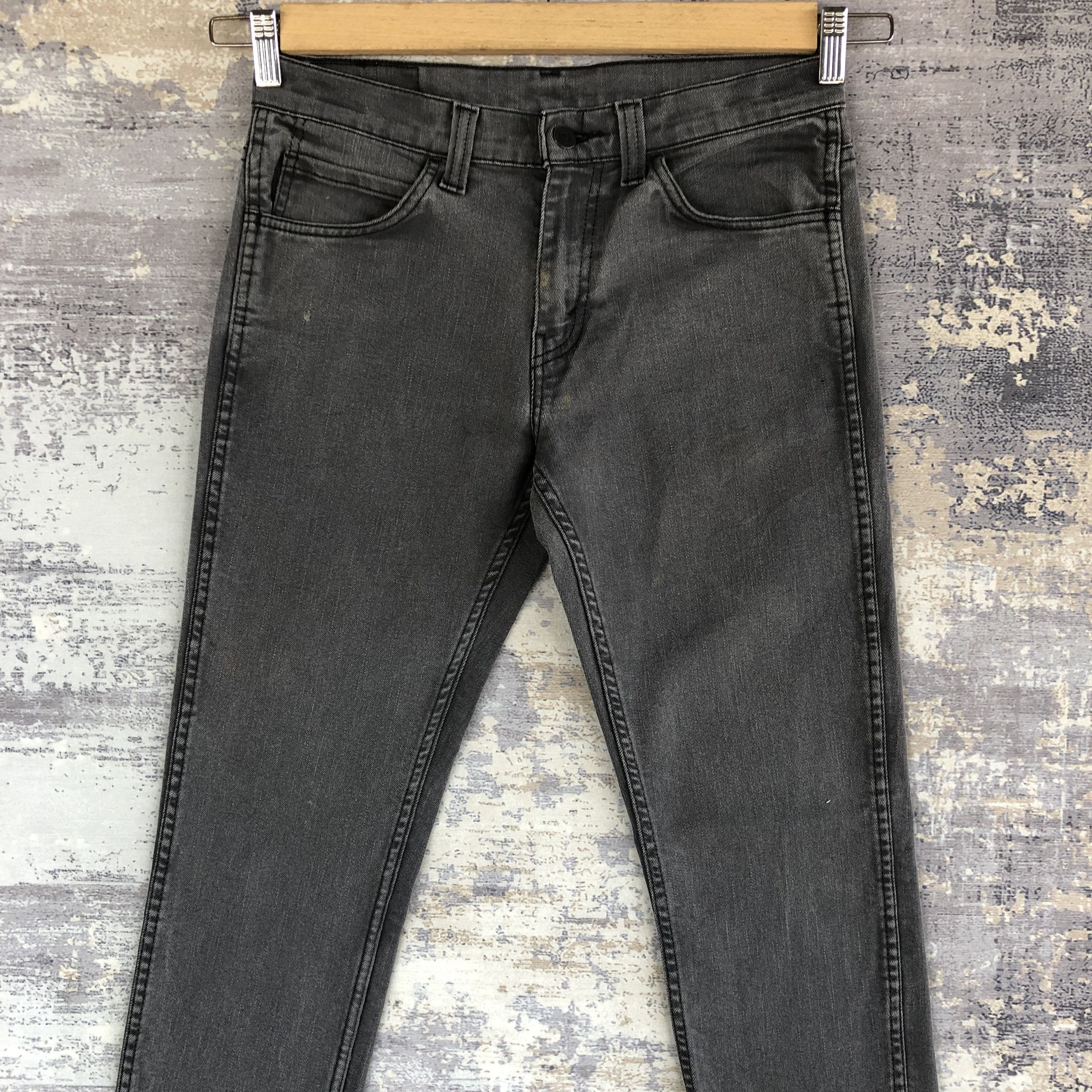 Levi's Vintage Levis Ash Grey Jeans Levi's Faded Skinny Denim Size 28" / US 6 / IT 42 - 3 Thumbnail