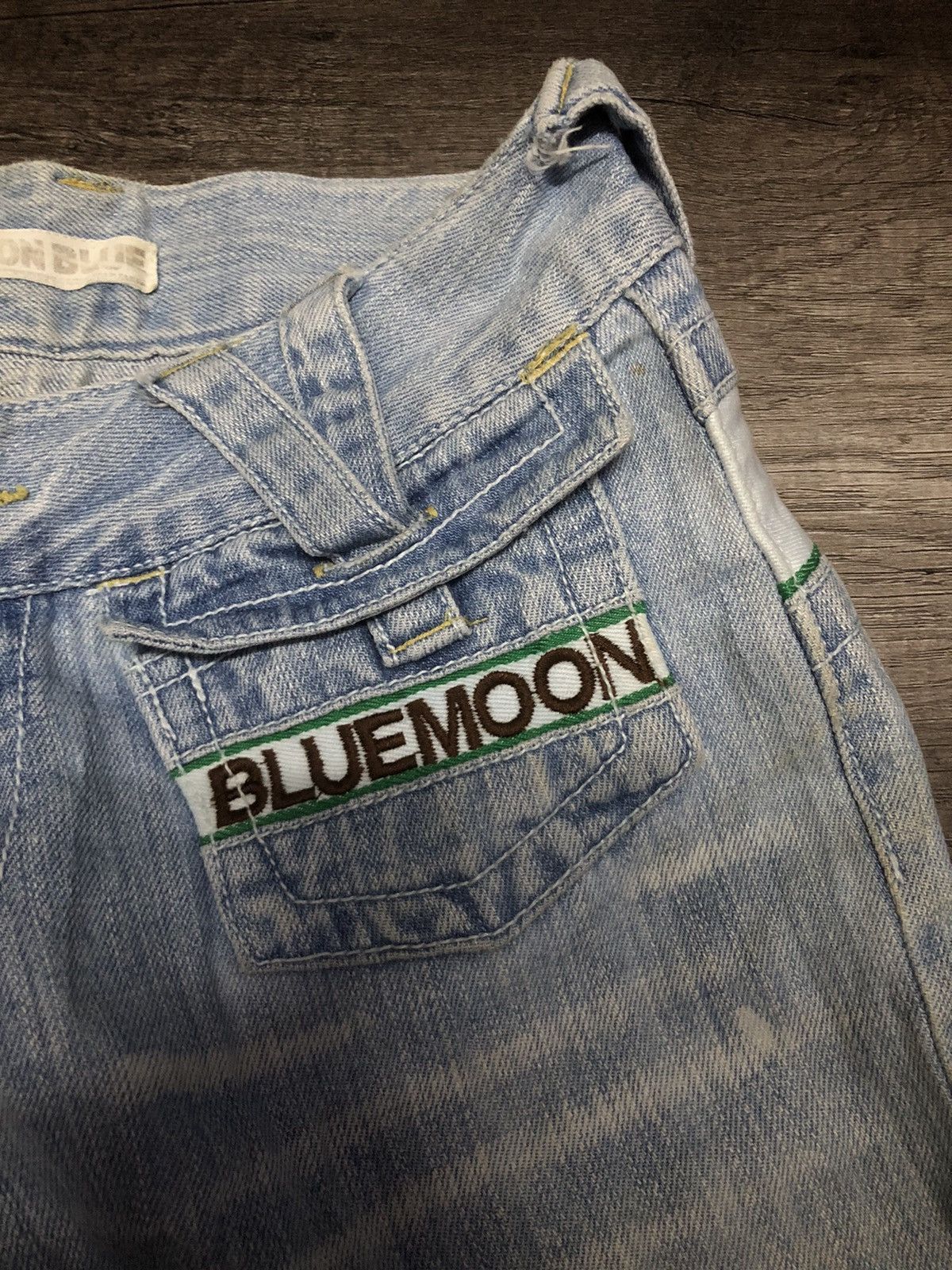 Japanese Brand VINTAGE BLUE MOON BLUE JEANS TEAM HAWAII BMB-93 Size 28" / US 6 / IT 42 - 13 Thumbnail