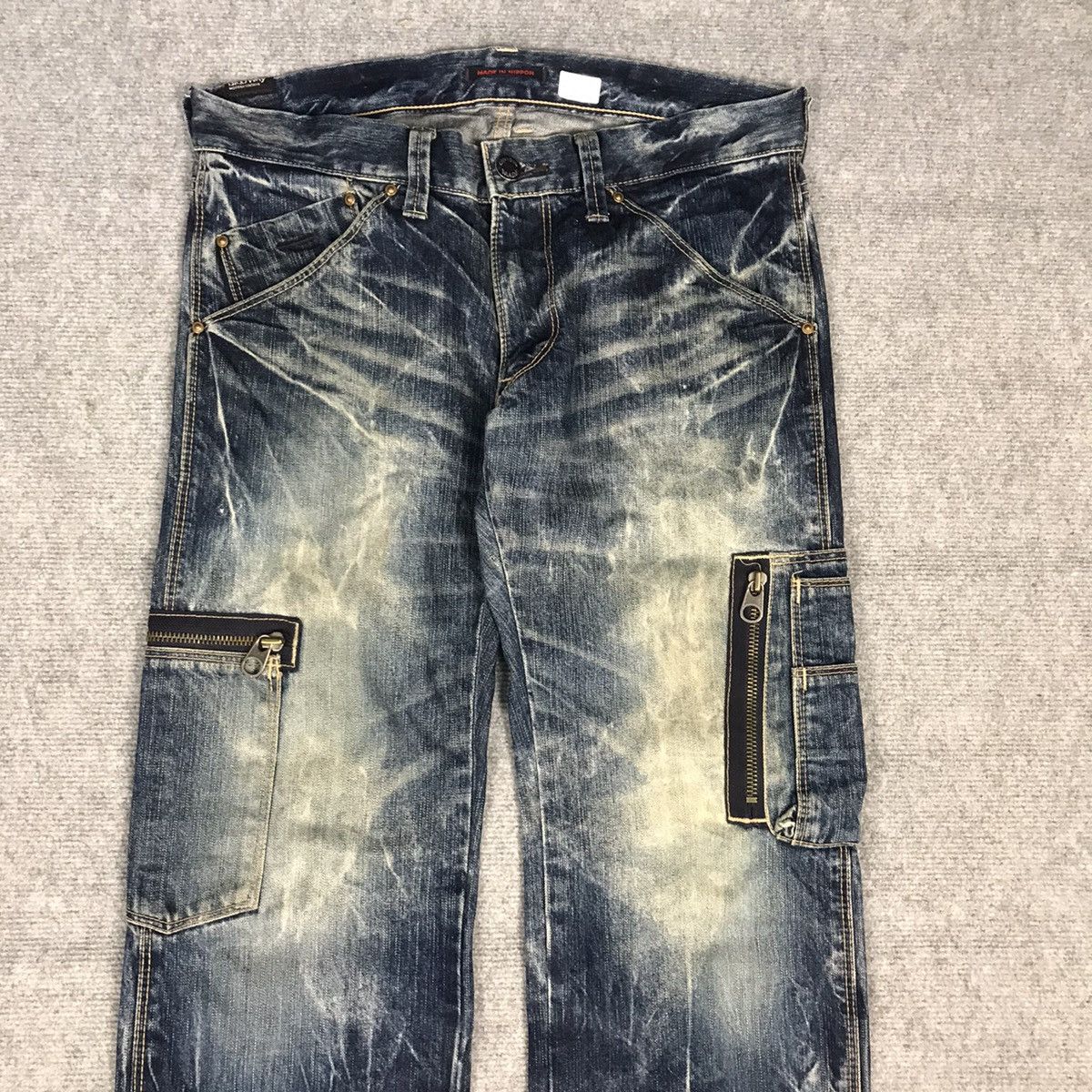 Japanese Brand BAGGY JEANS BLUE WAY JAPAN DENIM PANTS Size US 32 / EU 48 - 2 Thumbnail