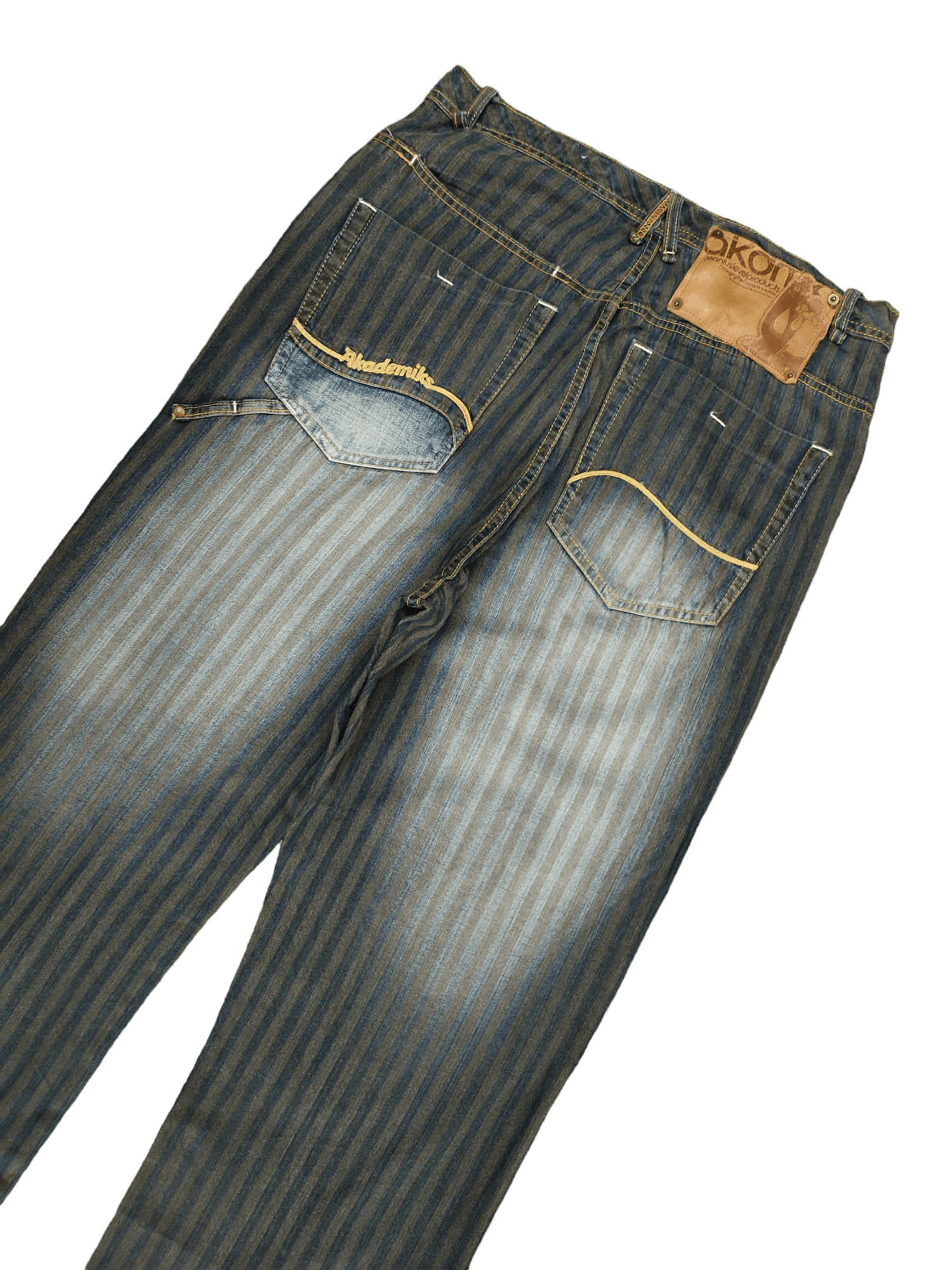 Akademiks Baggy Jeans Akedamiks Denim Wide Leg Y2k Jnco Streetwear Size US 34 / EU 50 - 5 Thumbnail
