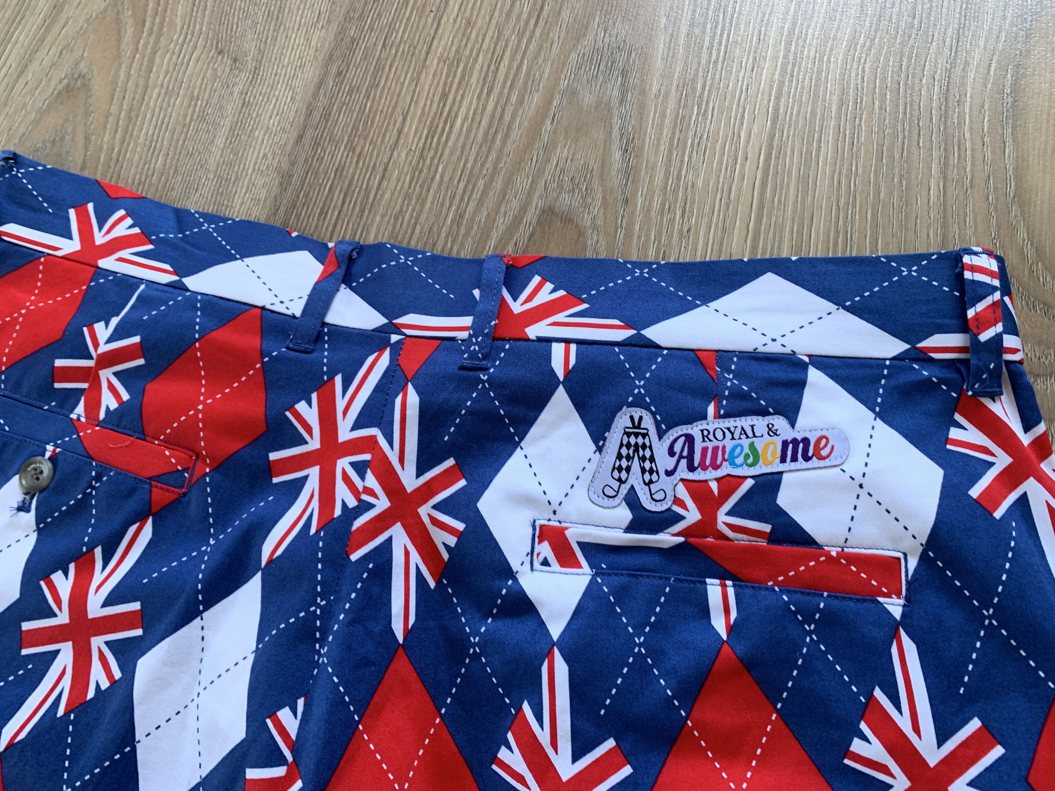 Dickies Royal Awesome Colorful British Flag Printed Shorts Size US 40 / EU 56 - 6 Thumbnail