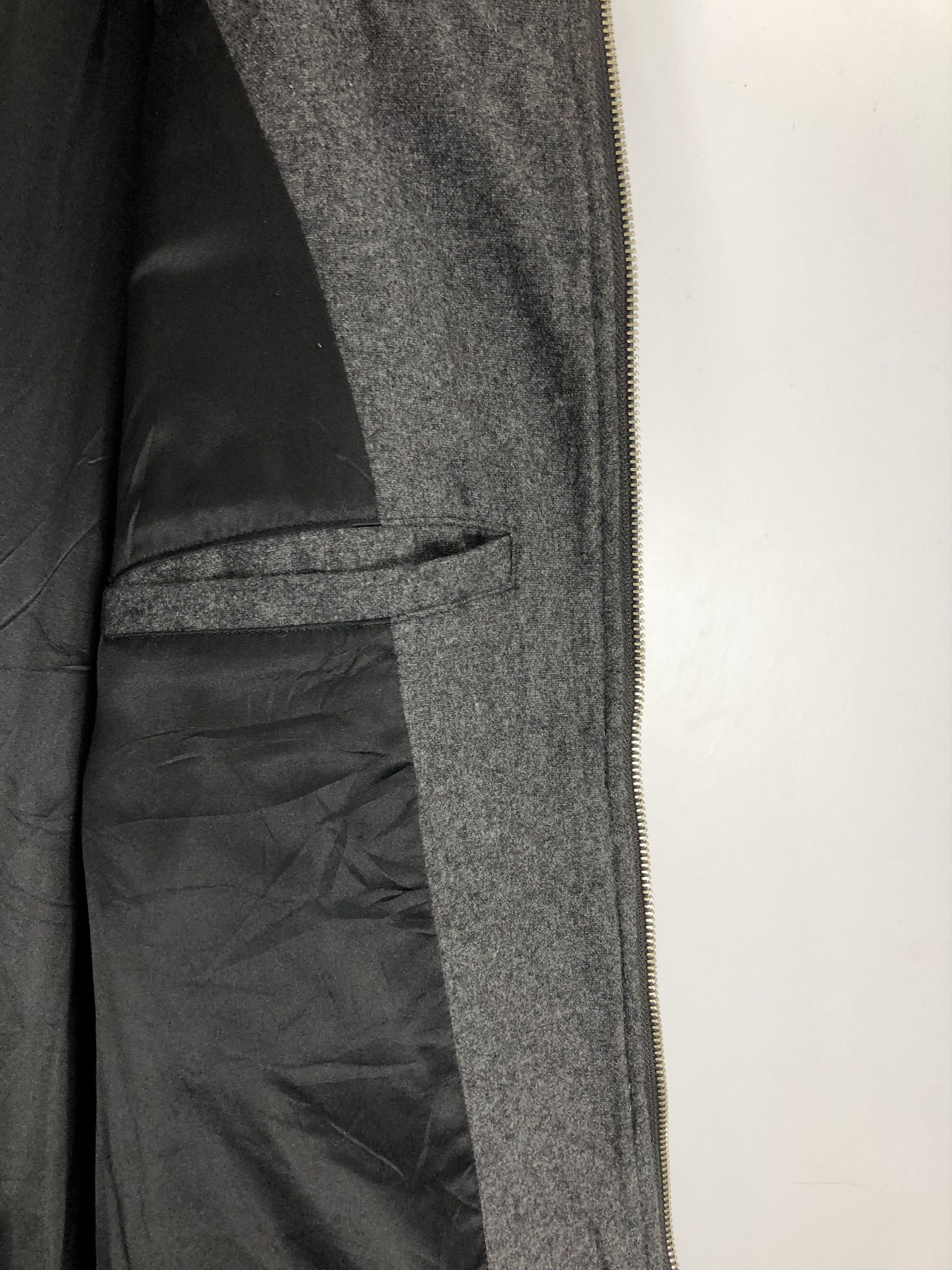 Vintage Varsity Jacket Reversible Puffer Wool Lining V0192