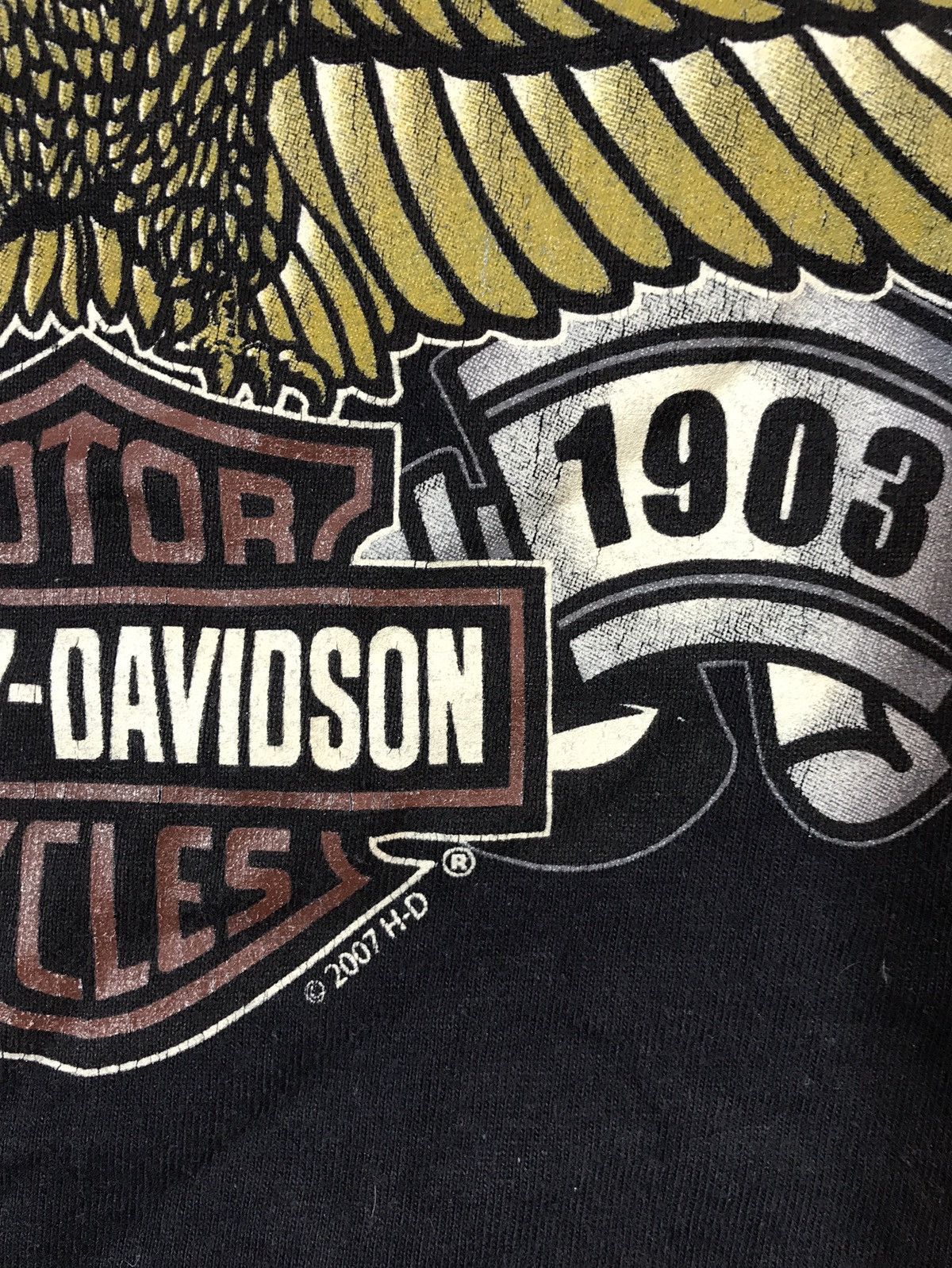 Harley Davidson × Vintage Vintage Harley Davidson t shirt size M Size US M / EU 48-50 / 2 - 4 Thumbnail