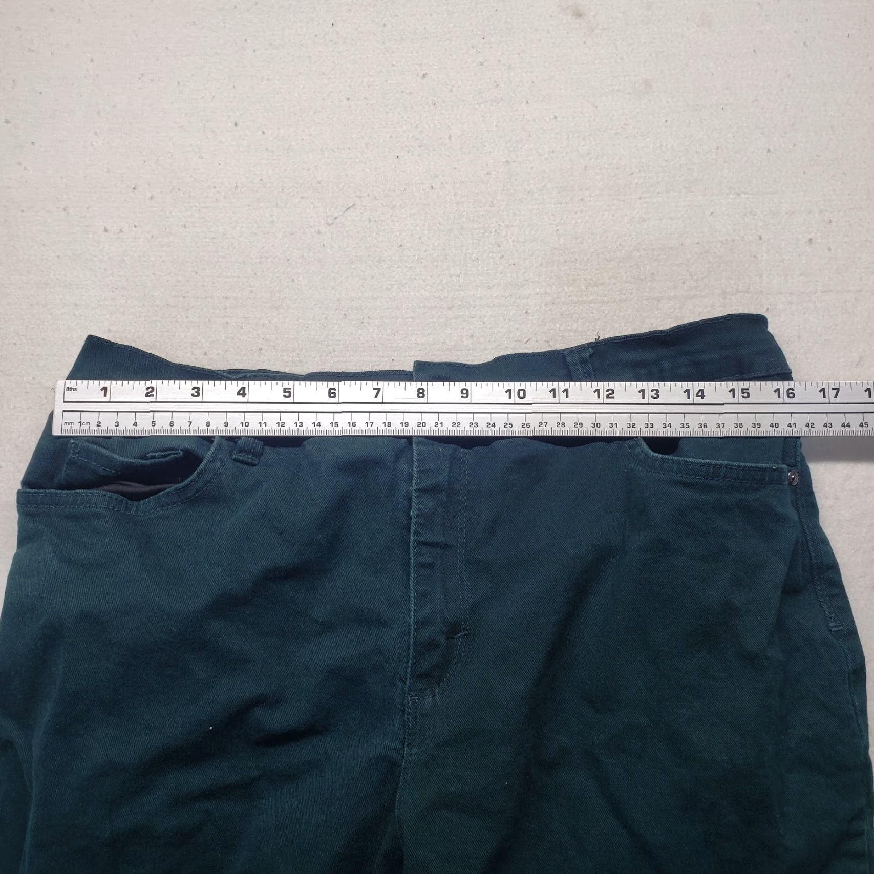 Gloria Vanderbilt Gloria Vanderbilt Amanda Pants Women Adult Size 14 Cotton Blend Denim Brown Stretch casual He pants 14 Womens Size 36" / US 14 / IT 50 - 6 Thumbnail