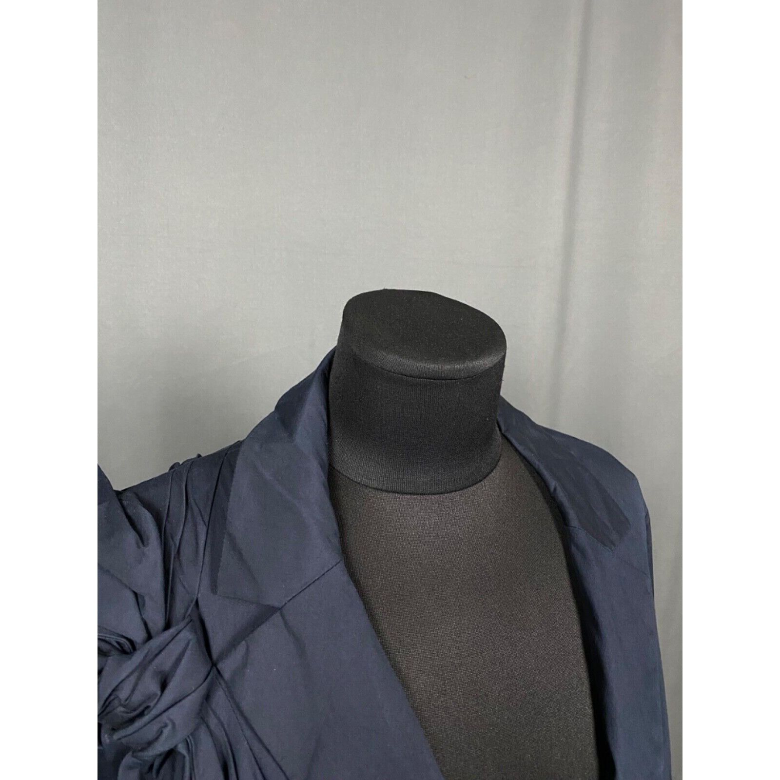 Prada Prada Women's Blue Basic Floral Shoulder Blazer Jacket Size Size M / US 6-8 / IT 42-44 - 6 Thumbnail