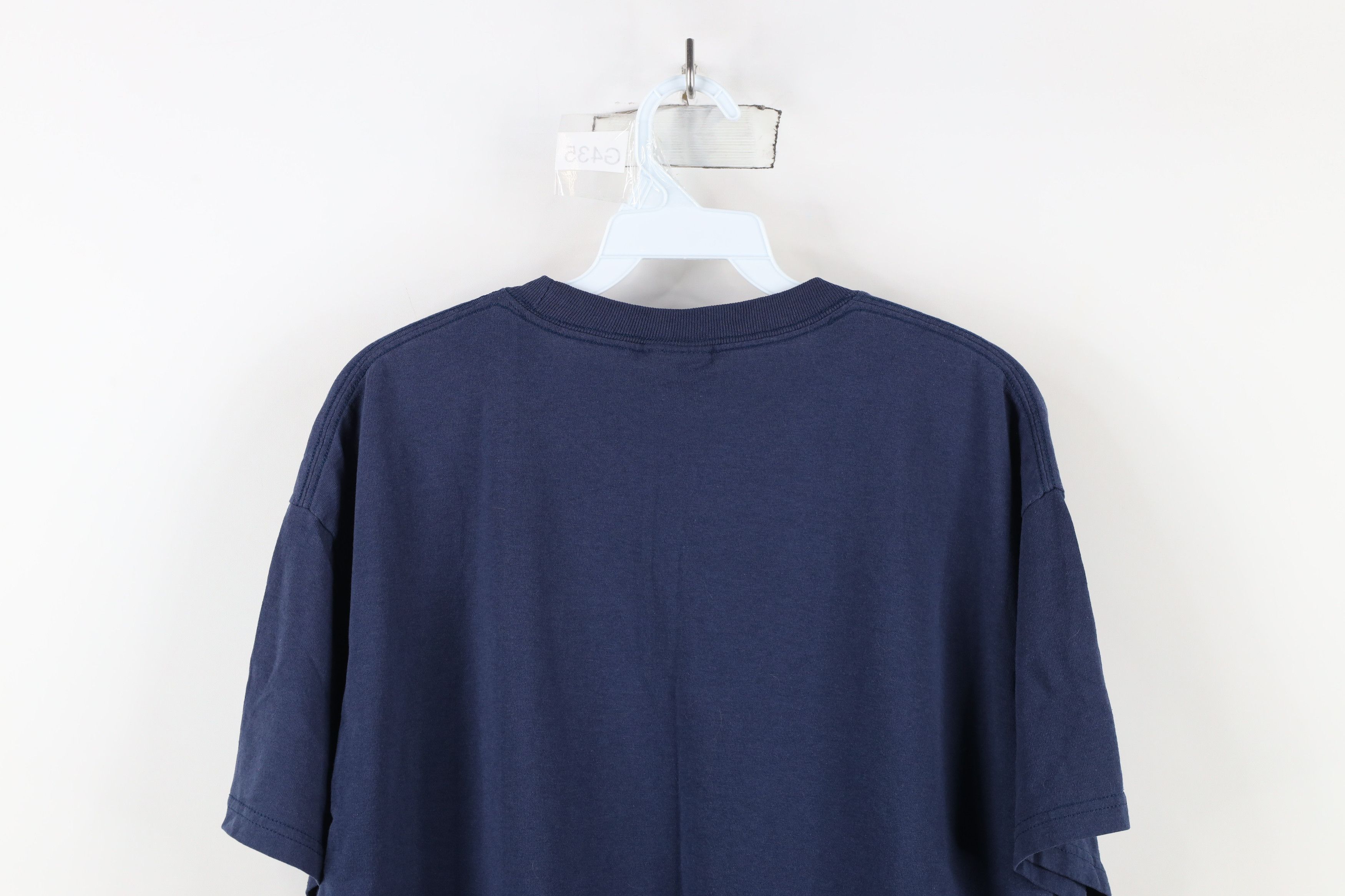 Hanes × Vintage Vintage 90s Hanes Heavyweight Blank Short Sleeve T-Shirt Size US L / EU 52-54 / 3 - 8 Thumbnail