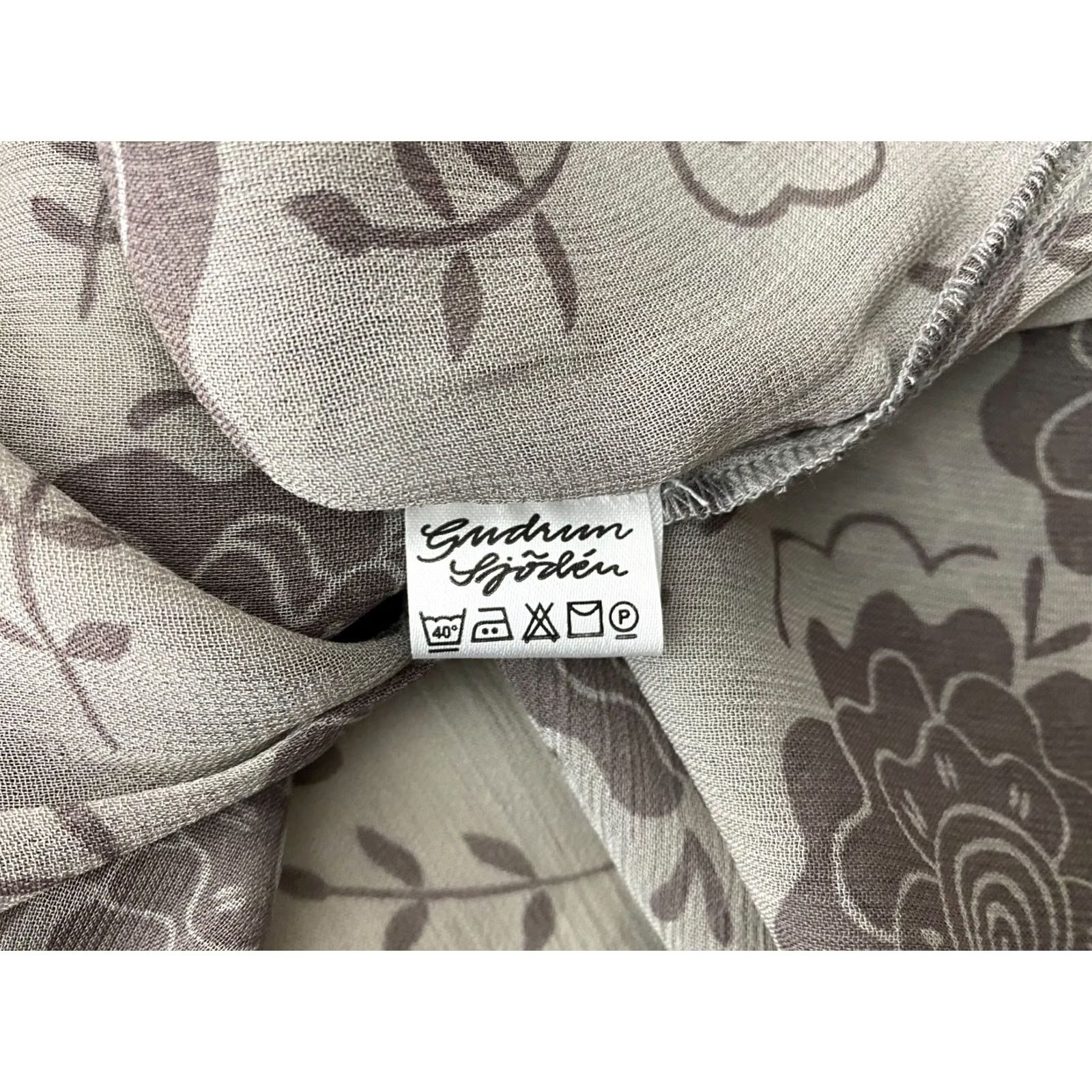 Vintage Gudrun Sjoden Grey Tunic Blouse Shirt L Women Shirt Tunic Grey Size L / US 10 / IT 46 - 6 Thumbnail