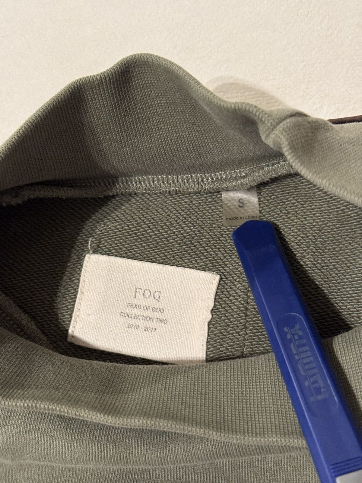 Fear of God OG FOG Fear of God Collection Two ZIP Sweater Olive SZ S 🔥 Size US S / EU 44-46 / 1 - 11 Thumbnail