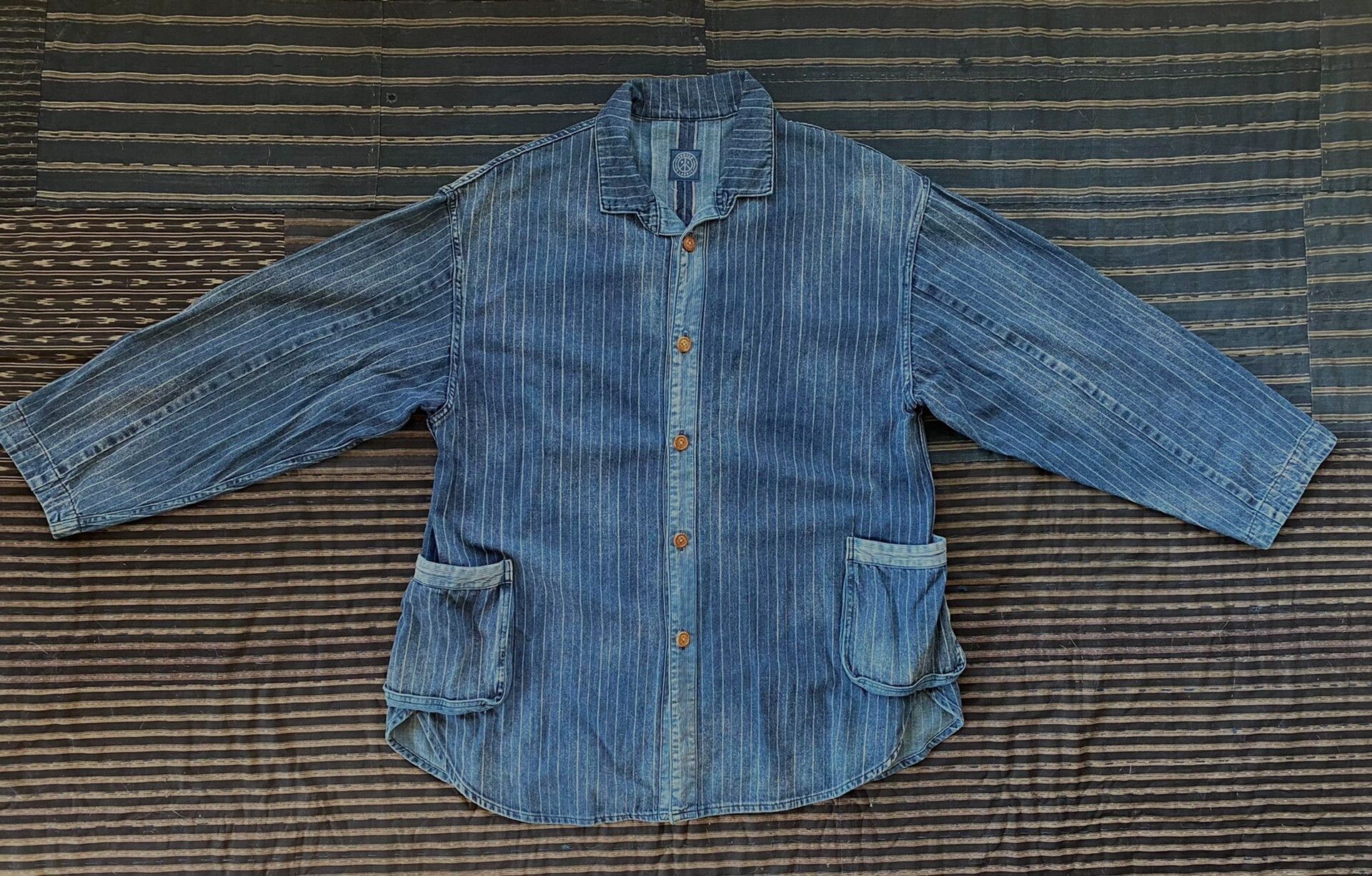 Porter Classic porter classic hawaiian denim jacket Size US L / EU 52-54 / 3 - 1 Thumbnail