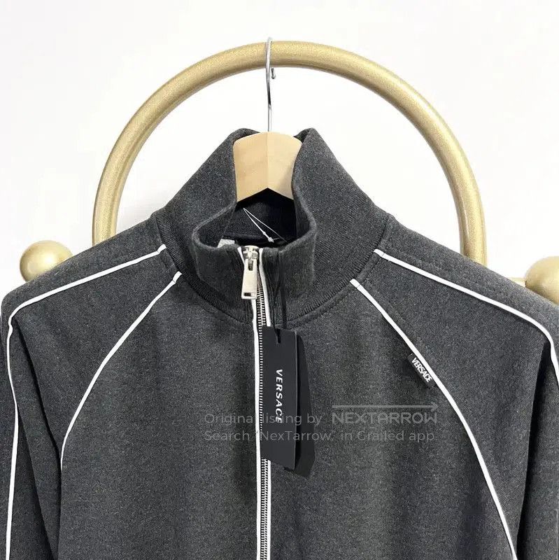 Versace Versace Gray Cotton Blend Long Sleeve Jacket . Size US XL / EU 56 / 4 - 2 Thumbnail