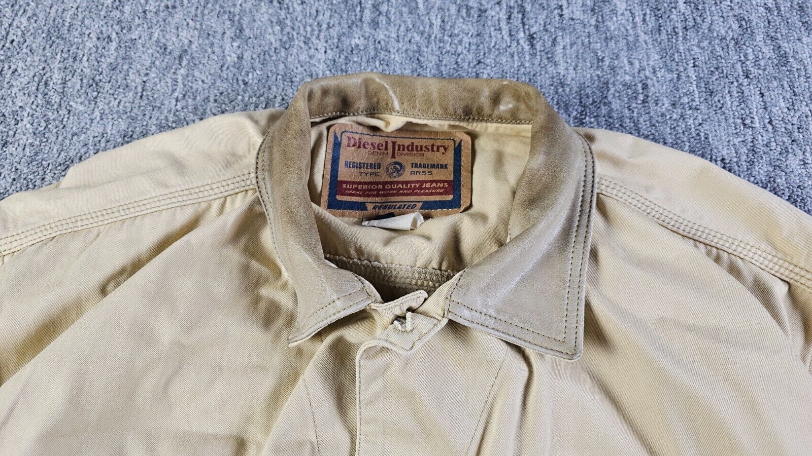 Diesel Vintage 90s Diesel Denver Jacket Leather Made in Italy L Size US L / EU 52-54 / 3 - 4 Thumbnail