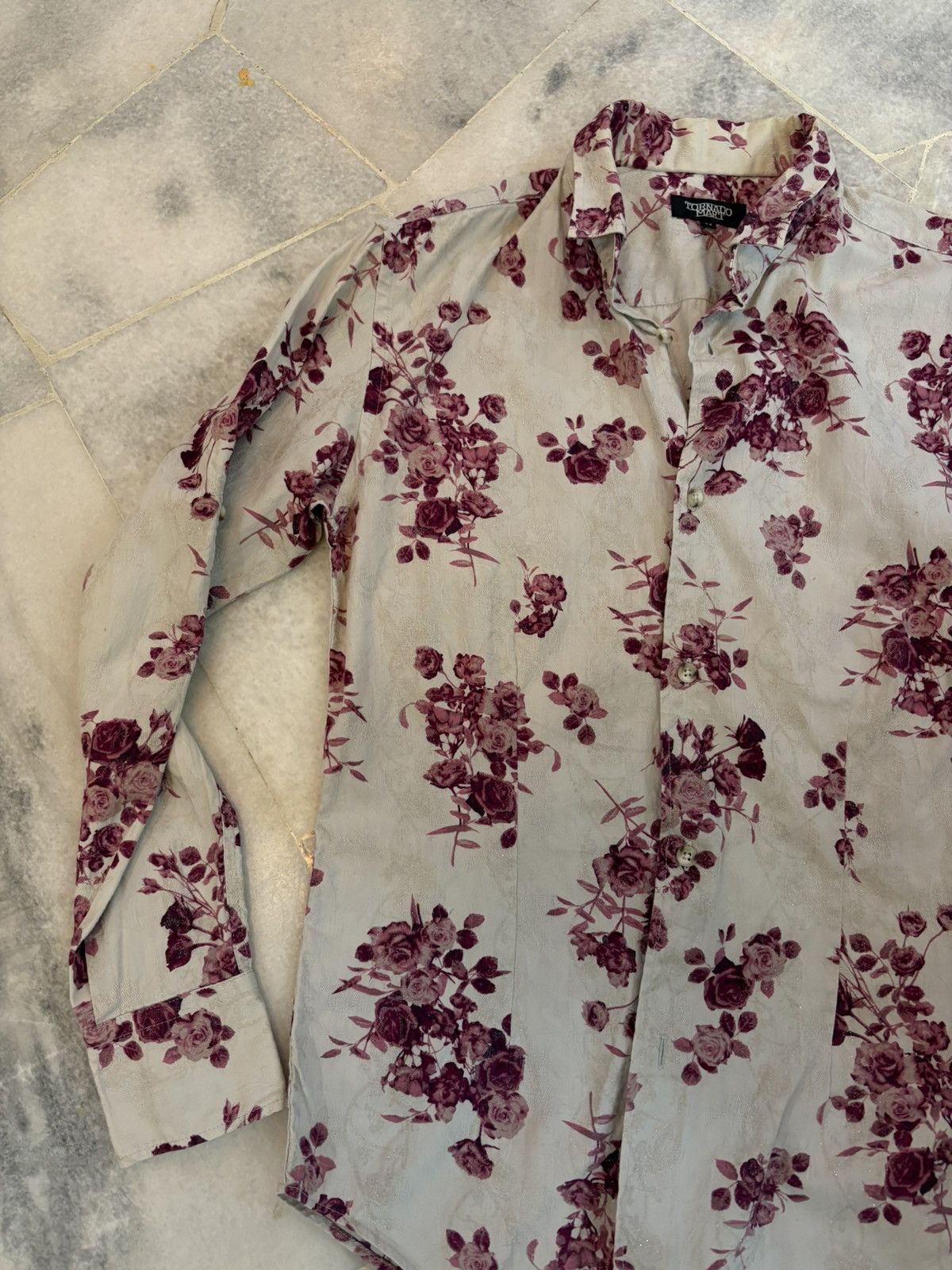 Tornado Mart Tornado mart flower print shirt Size US S / EU 44-46 / 1 - 7 Thumbnail