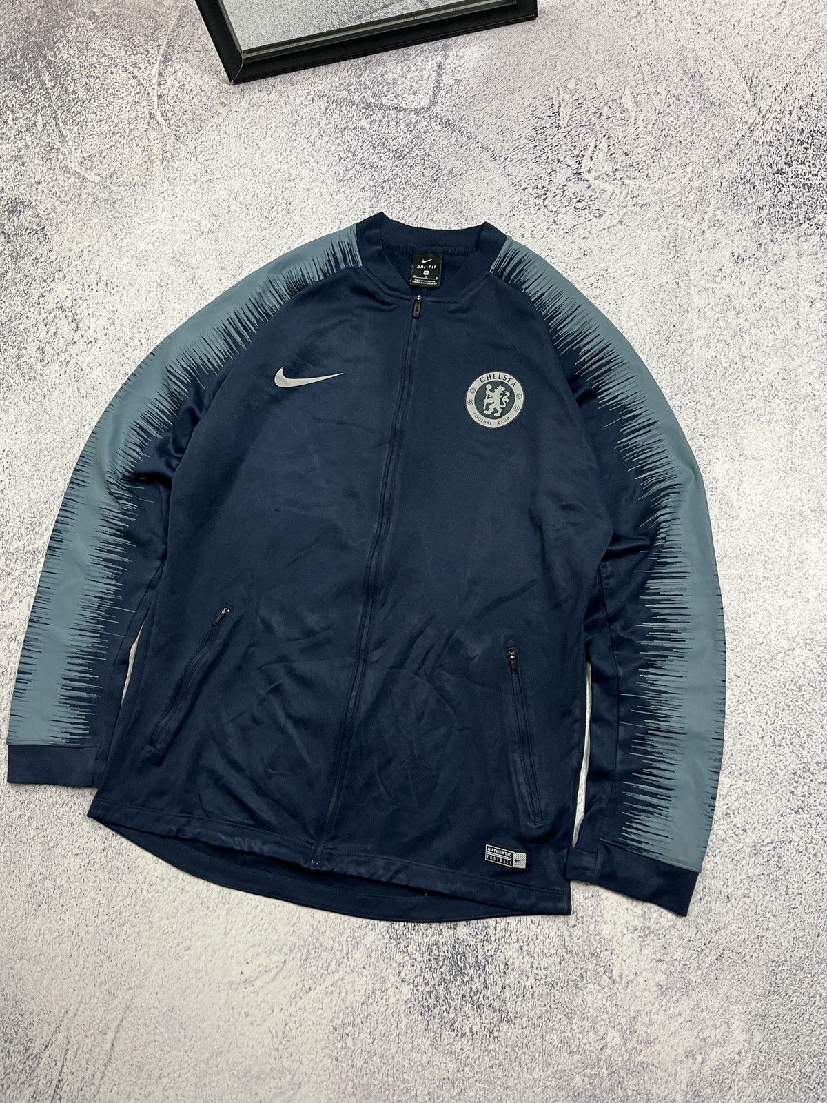 Chelsea Soccer × Nike Nike FC Chelsea 2018/19 Soccer Football Track Jacket Hype Size US M / EU 48-50 / 2 - 3 Thumbnail