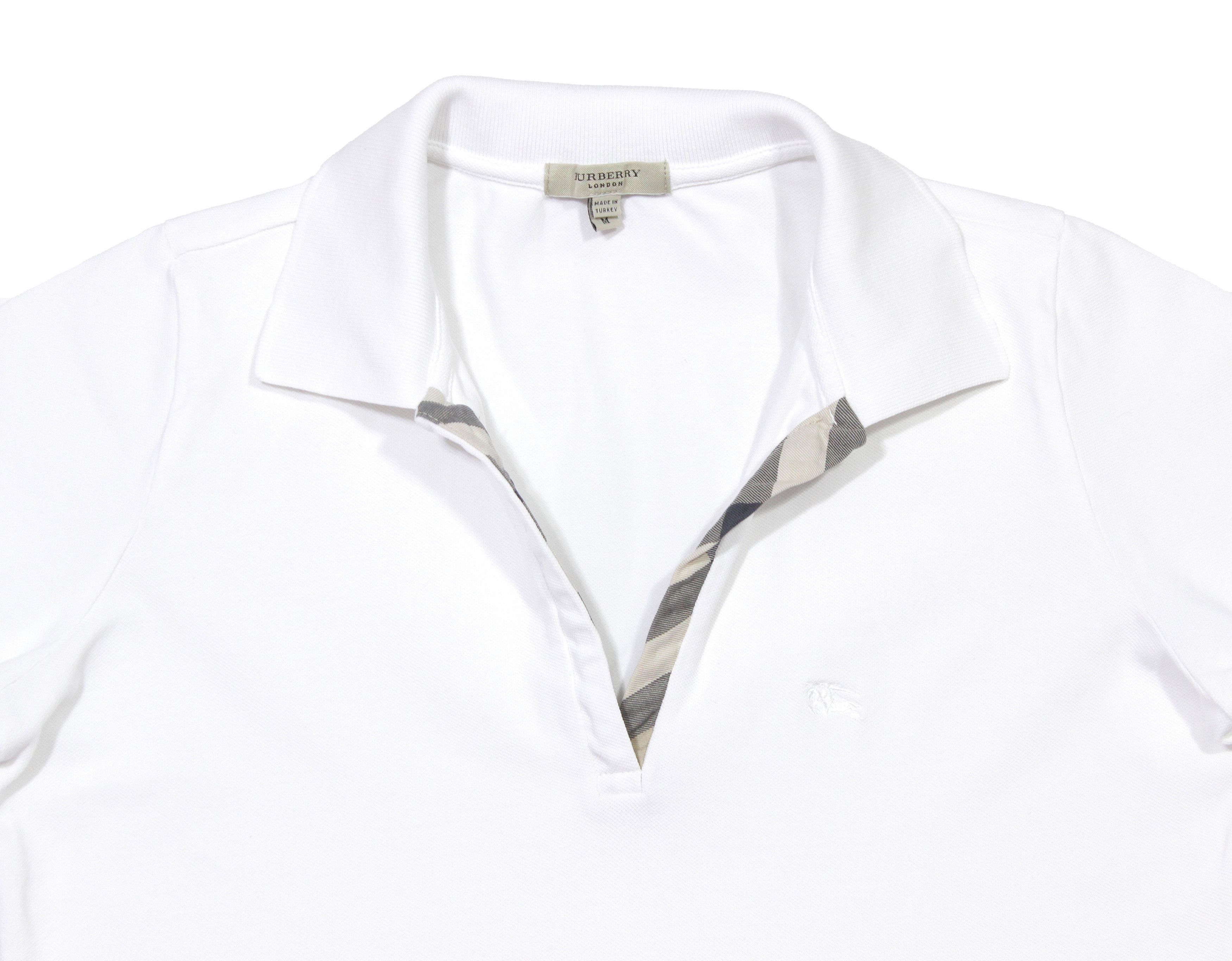 Burberry Logo Nova Check Polo Size M / US 6-8 / IT 42-44 - 3 Thumbnail