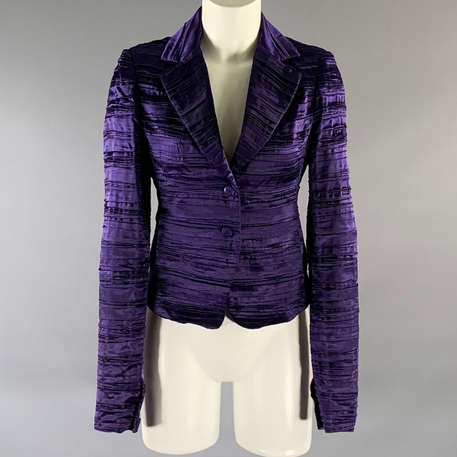 Patrizia Pepe PATRIZIA PEPE Size S Purple Polyester Blend Jacket Size M / US 6-8 / IT 42-44 - 1 Thumbnail