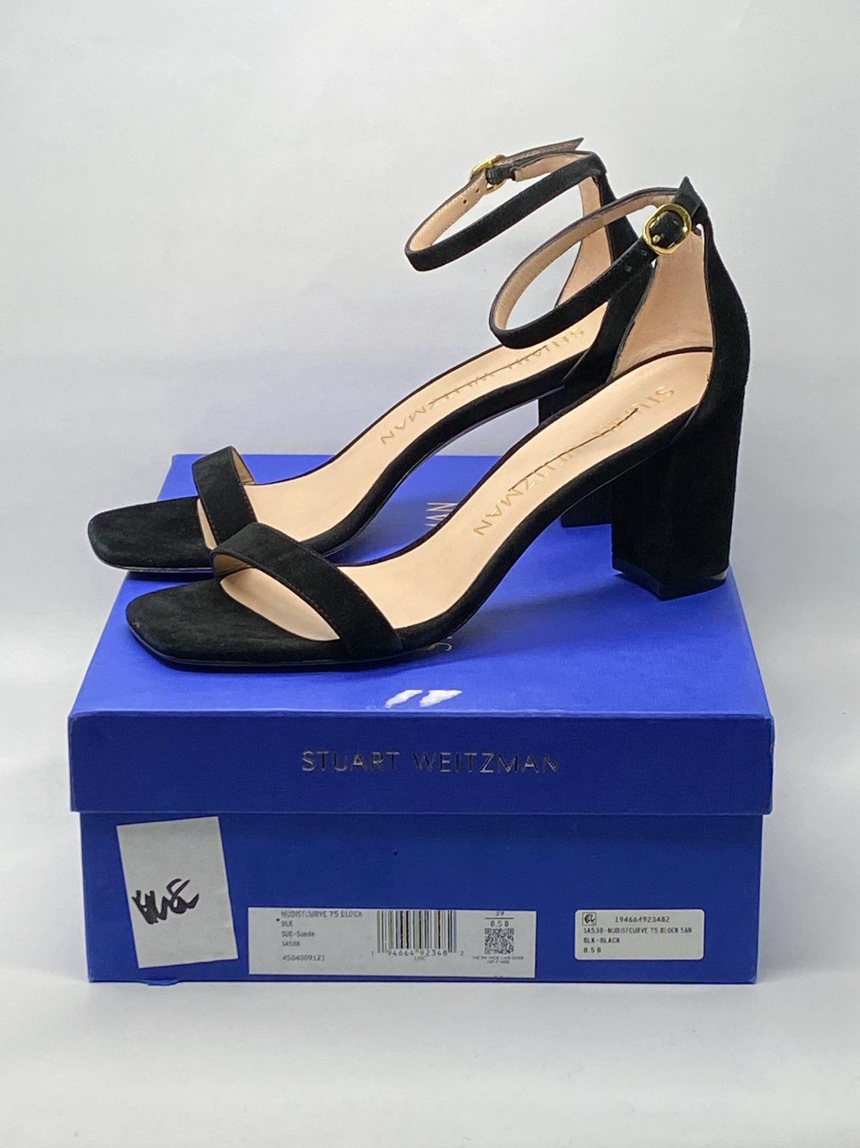 Stuart Weitzman Stuart Weitzman Suede Block Heeled Sandals size 8.5 Size US 8.5 / IT 38.5 - 8 Thumbnail