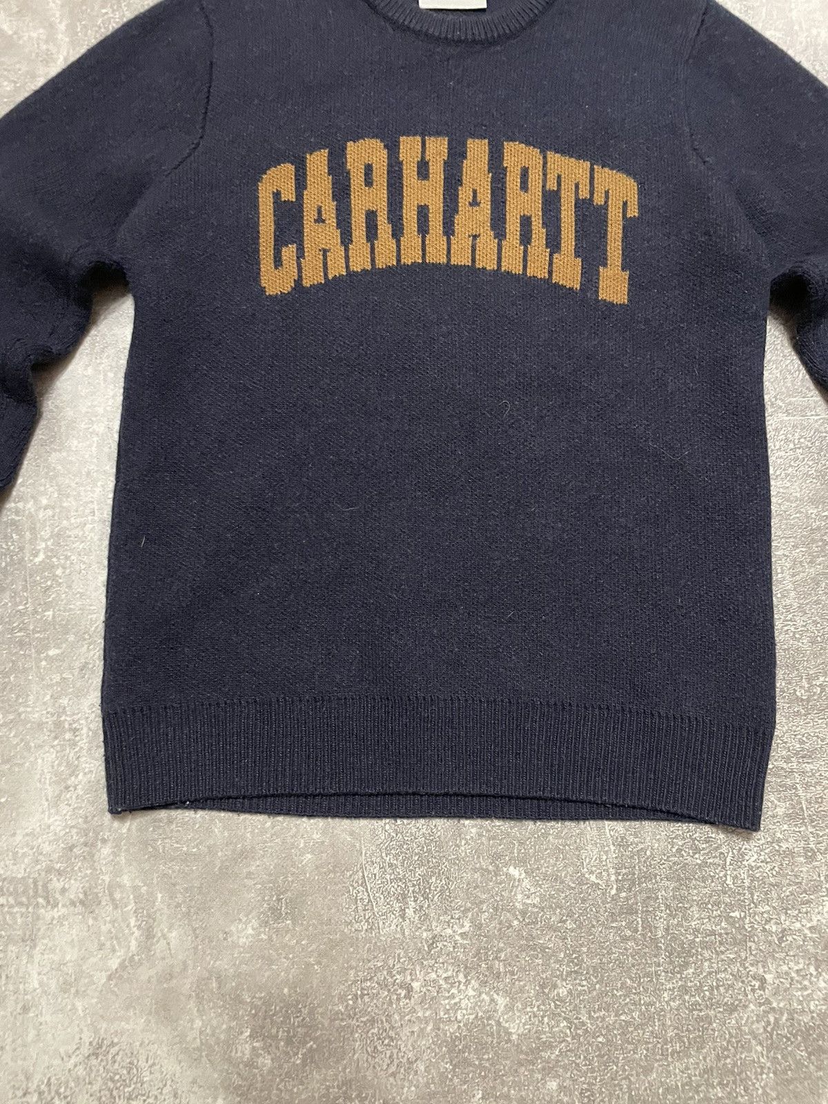 Carhartt Vintage Carhartt University Script Lambswool Sweater Size US S / EU 44-46 / 1 - 3 Thumbnail