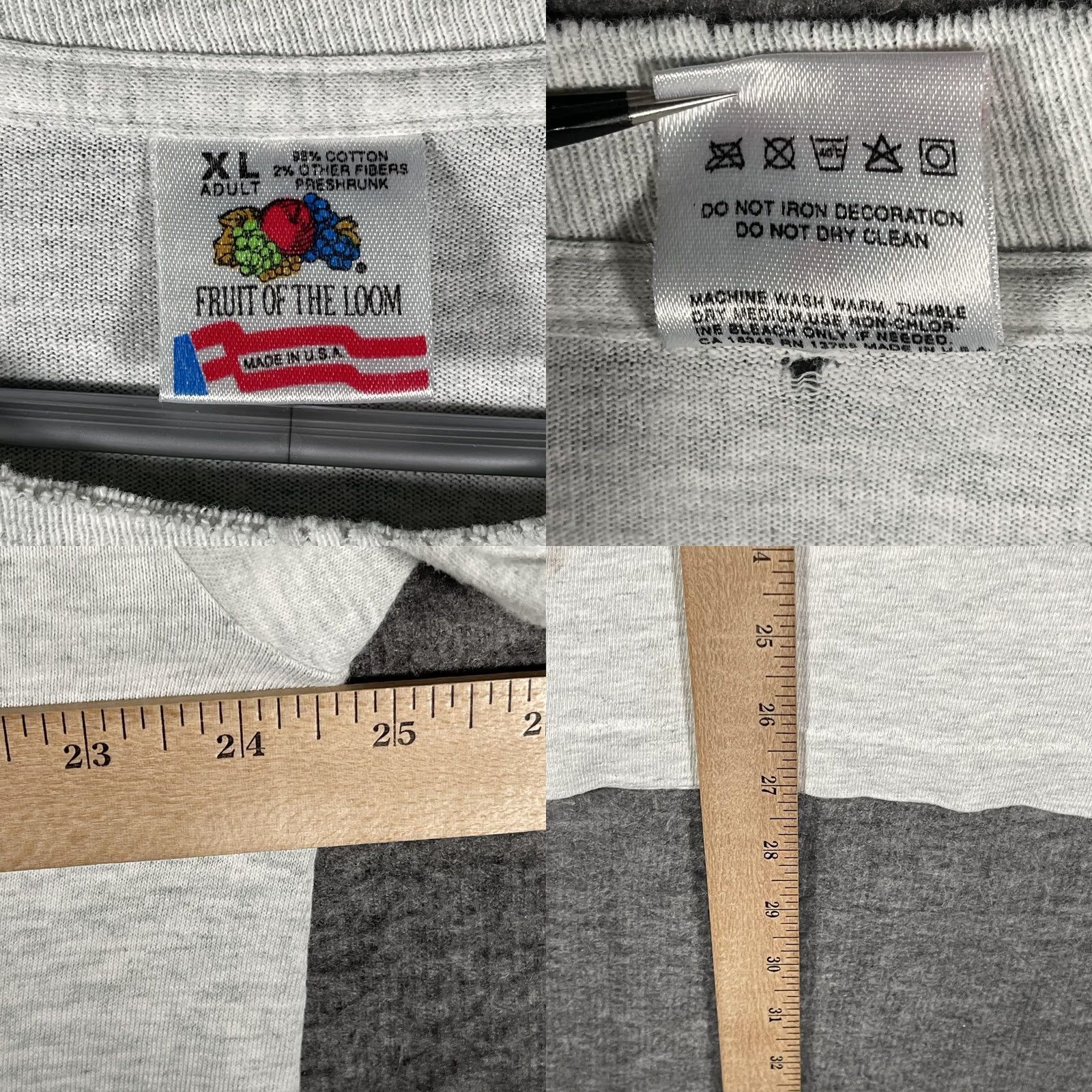 Fruit Of The Loom VINTAGE Miller Time Fruit Of The Loom Shirt Mens XL Gray Now Graphic Beer Tee Size US XL / EU 56 / 4 - 8 Thumbnail
