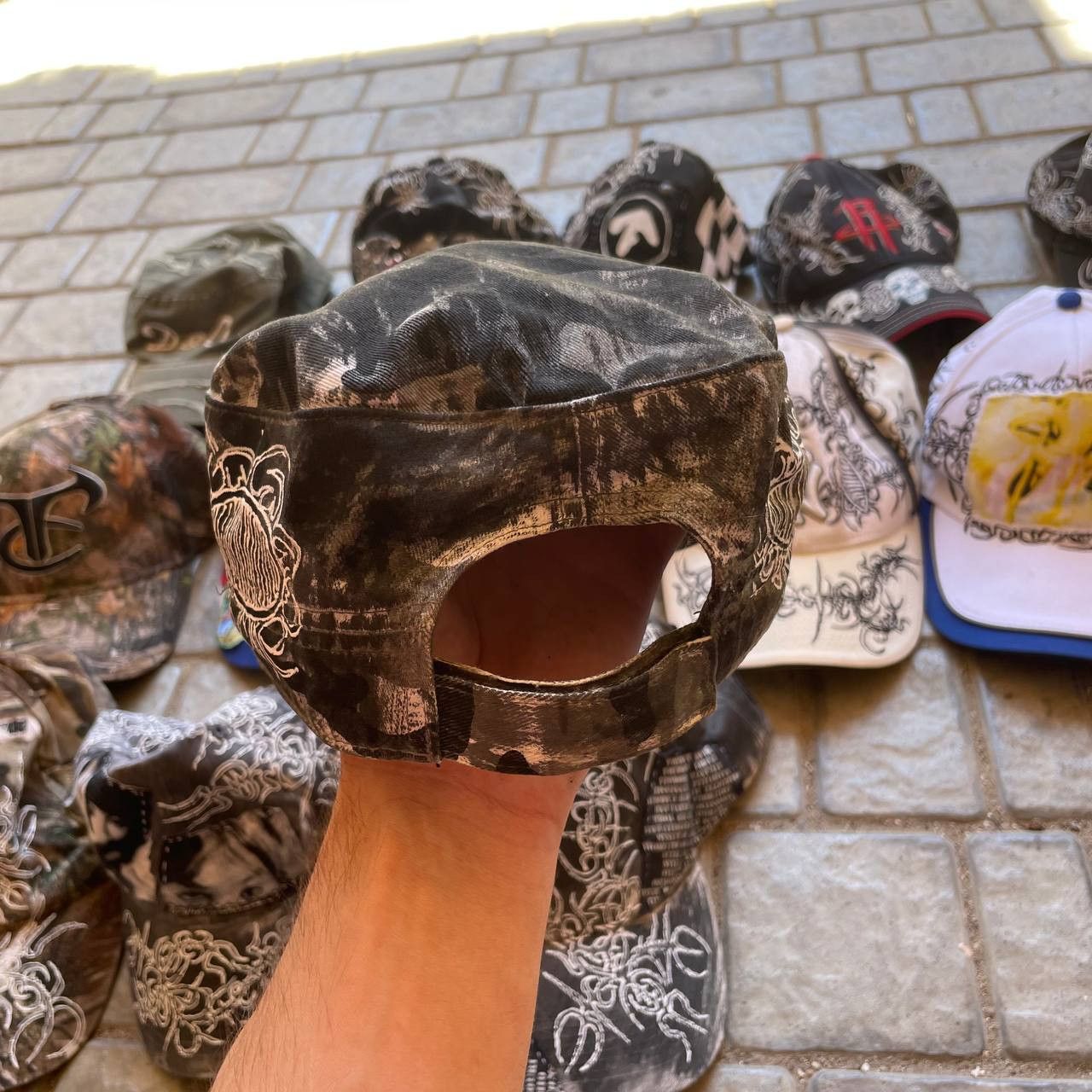Other camo dark trone tribal cap y2k Size ONE SIZE - 4 Thumbnail