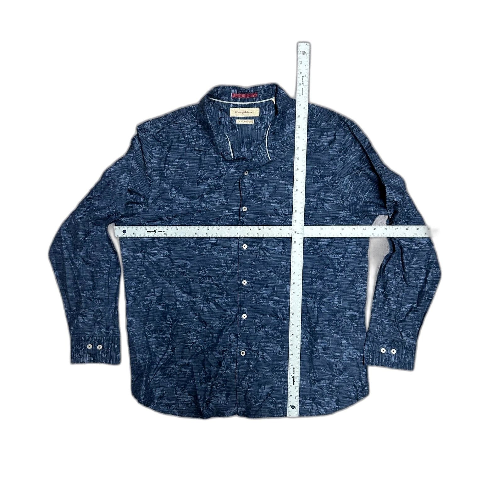 Tommy Bahama Tommy Bahama Island Modern Fit Blue Long Sleeve Mens XL Size US XL / EU 56 / 4 - 3 Thumbnail