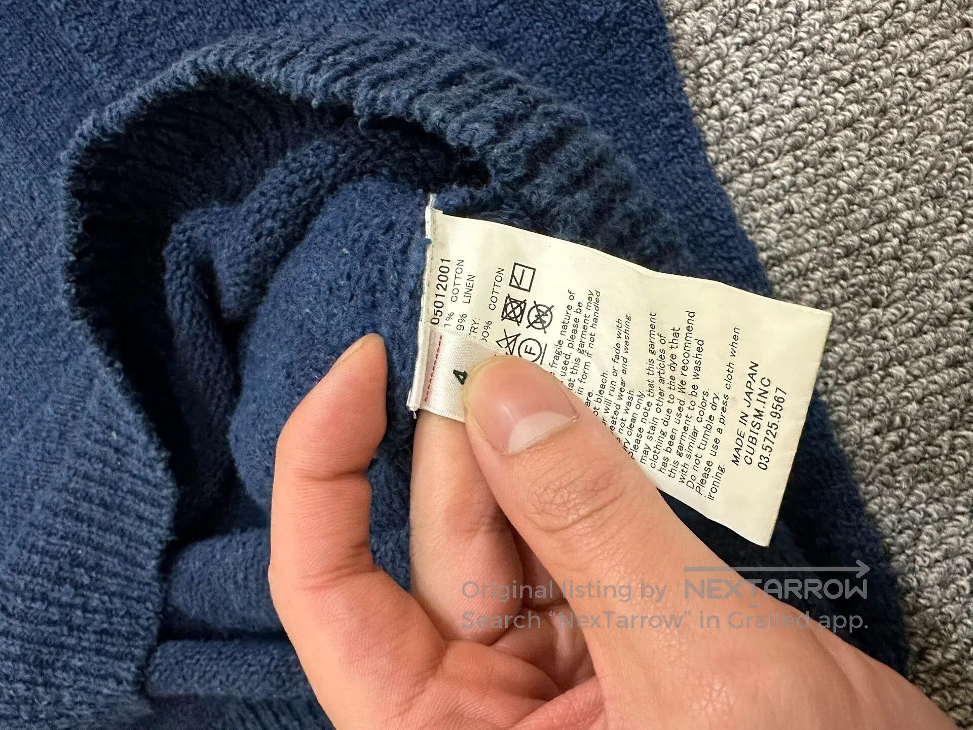 Visvim visvim blue dye loose sweater for layering. Size US M / EU 48-50 / 2 - 4 Thumbnail