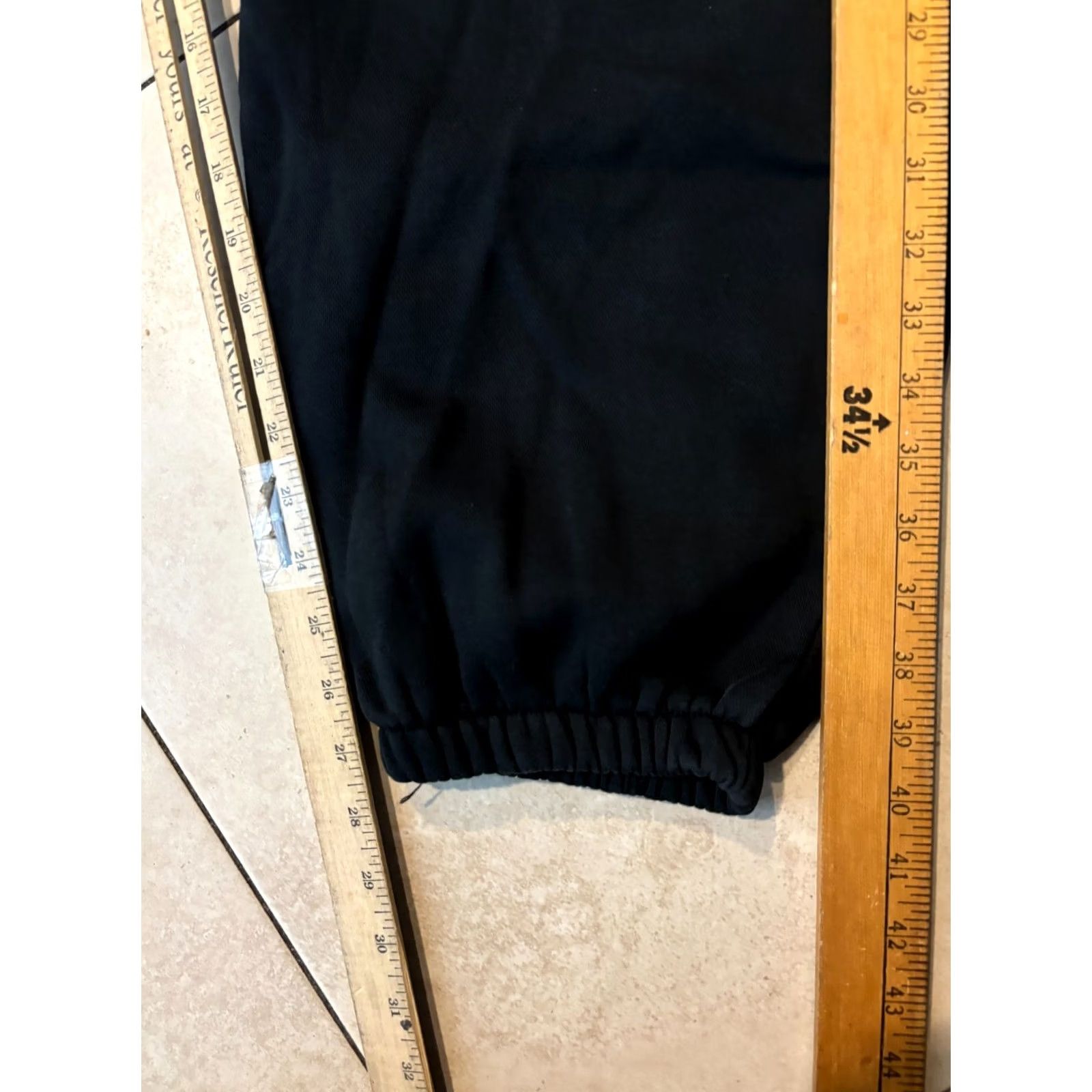 Nike Nike Joggers Womens XL Pull On Elastic Waist Fleece Pant 3409 Black Cotton Blend Sportswear Athleisure Comfort Elastic Waist Logo Nike Sportswear Size 40" / US 18 - 7 Thumbnail