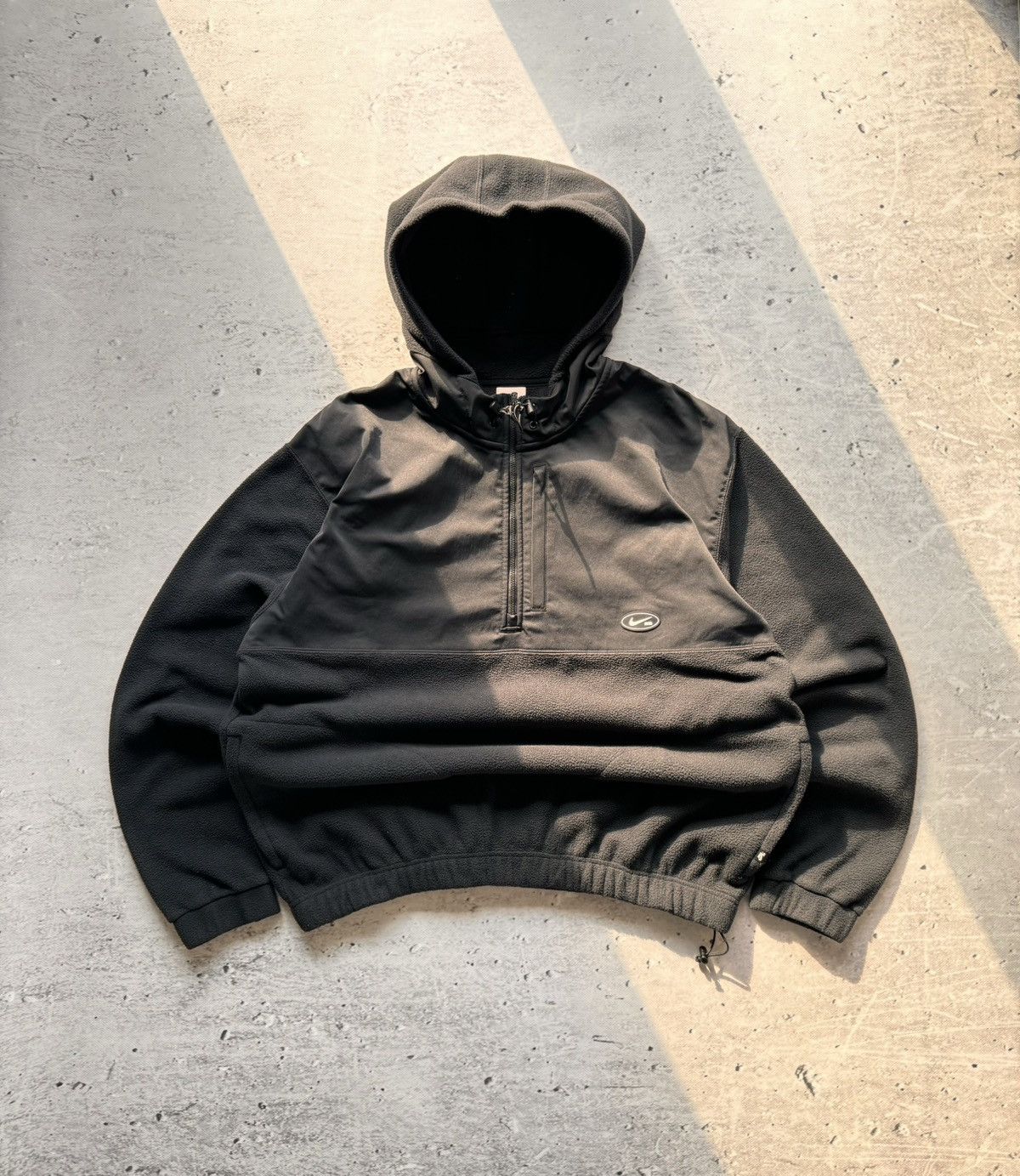 Nike × Vintage NIKE sb TEDDY 1/3 ZIP VINTAGE BASIC LOGO OVERSIZE SWEATSHIRT Size US L / EU 52-54 / 3 - 1 Thumbnail