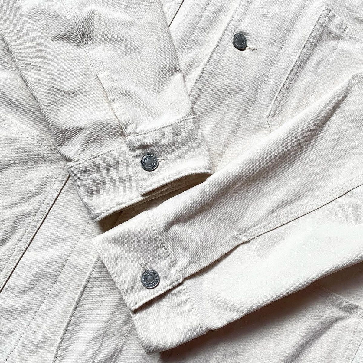 Japanese Brand × Uniqlo Uniqlo Chore Jacket Broken White Size US L / EU 52-54 / 3 - 6 Thumbnail
