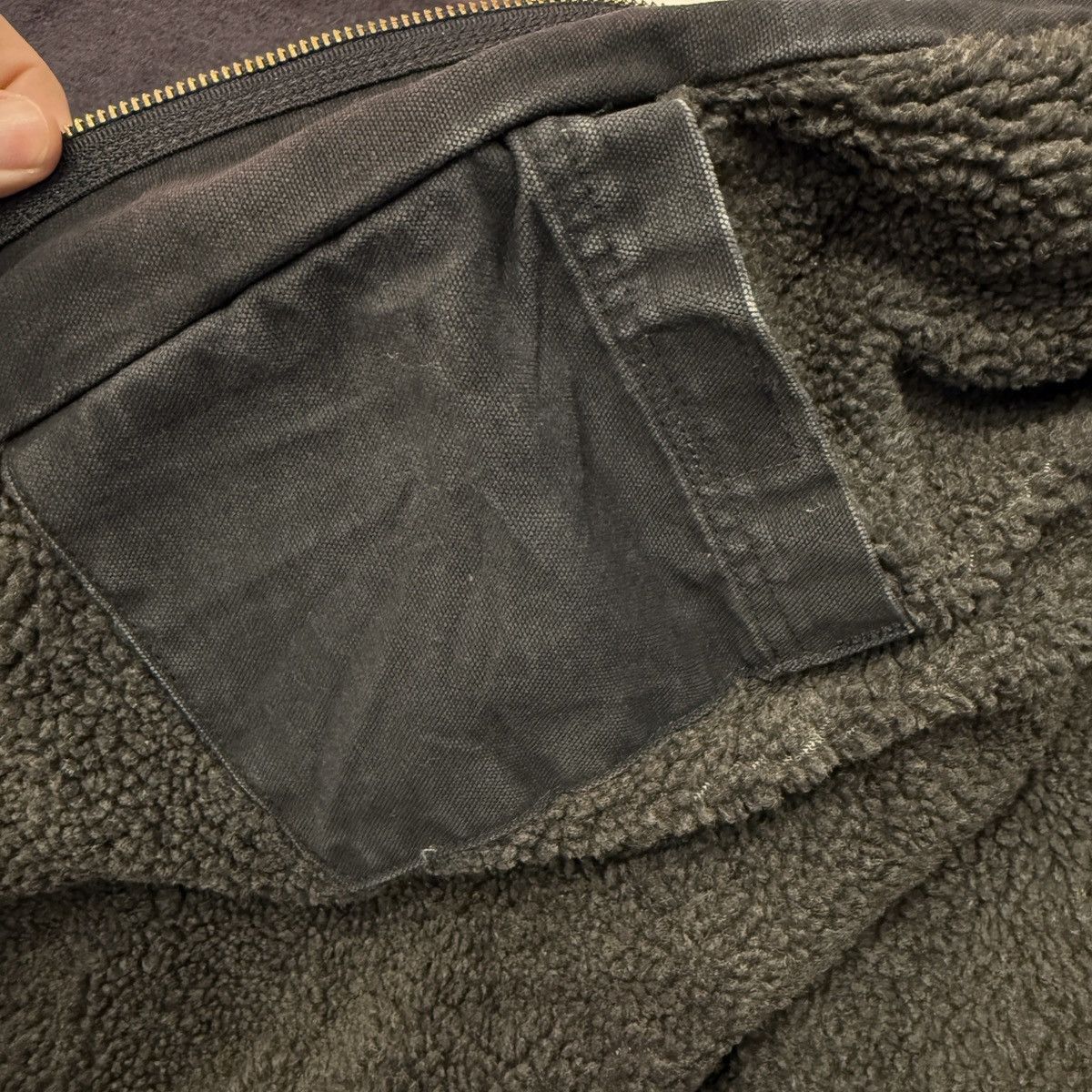Carhartt Carhartt Balck Duck Canvas Sherpa Lined Jacket - XXL Size US XXL / EU 58 / 5 - 8 Thumbnail