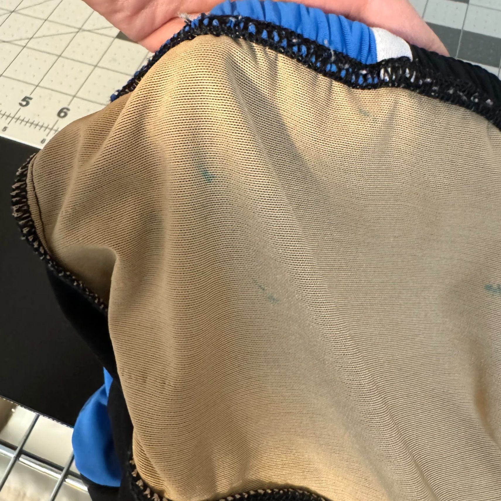 Vintage VINTAGE 90s Y2K Swim Skirt Bottoms XL 16 Black Blue Lined Sporty Retro Swimsuit Womens Size 38" / US 16 / IT 52 - 7 Thumbnail