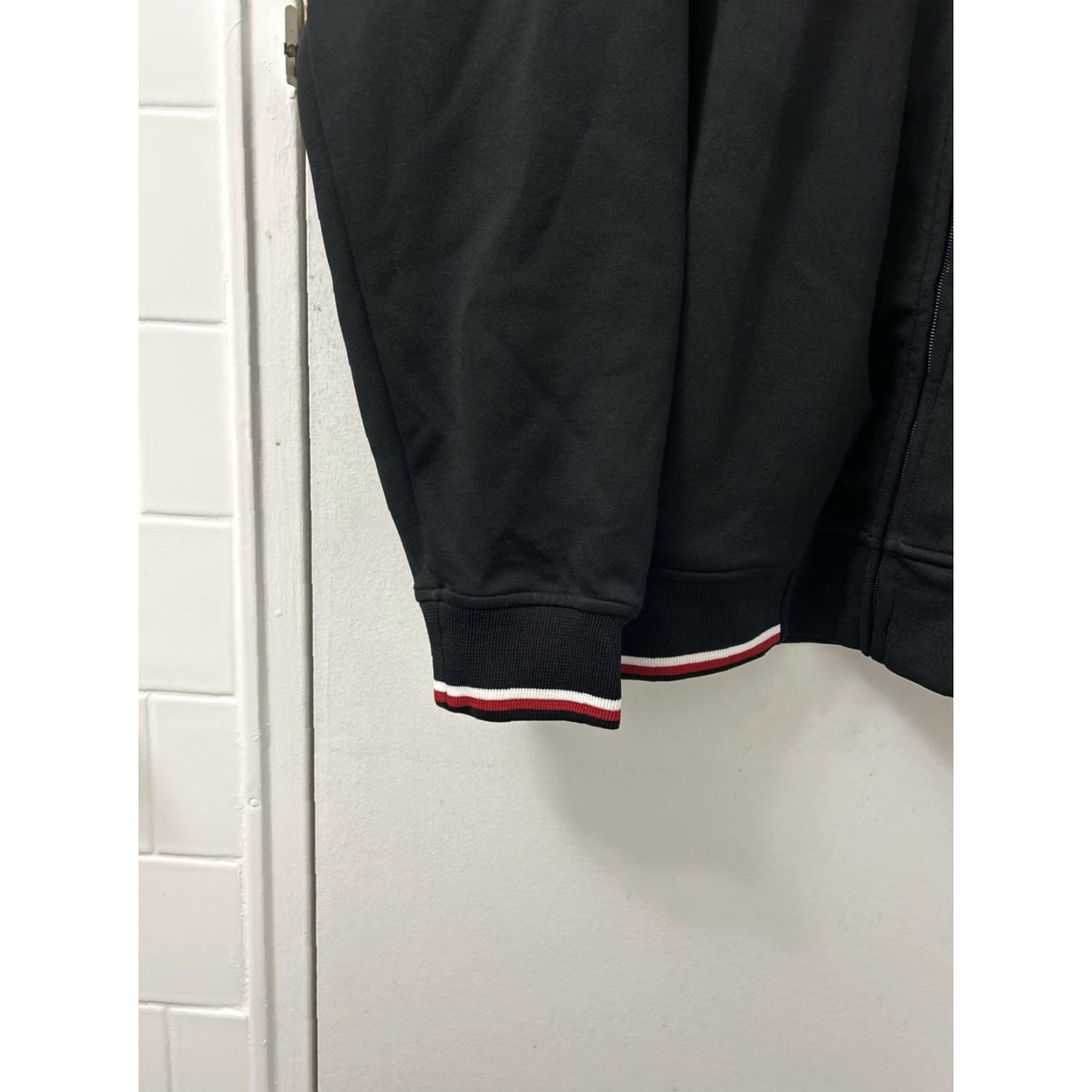 Ecko Unltd. Ecko Unltd Track Jacket Mens XL Black Red Full Zip Logo L/S Size US XL / EU 56 / 4 - 6 Thumbnail